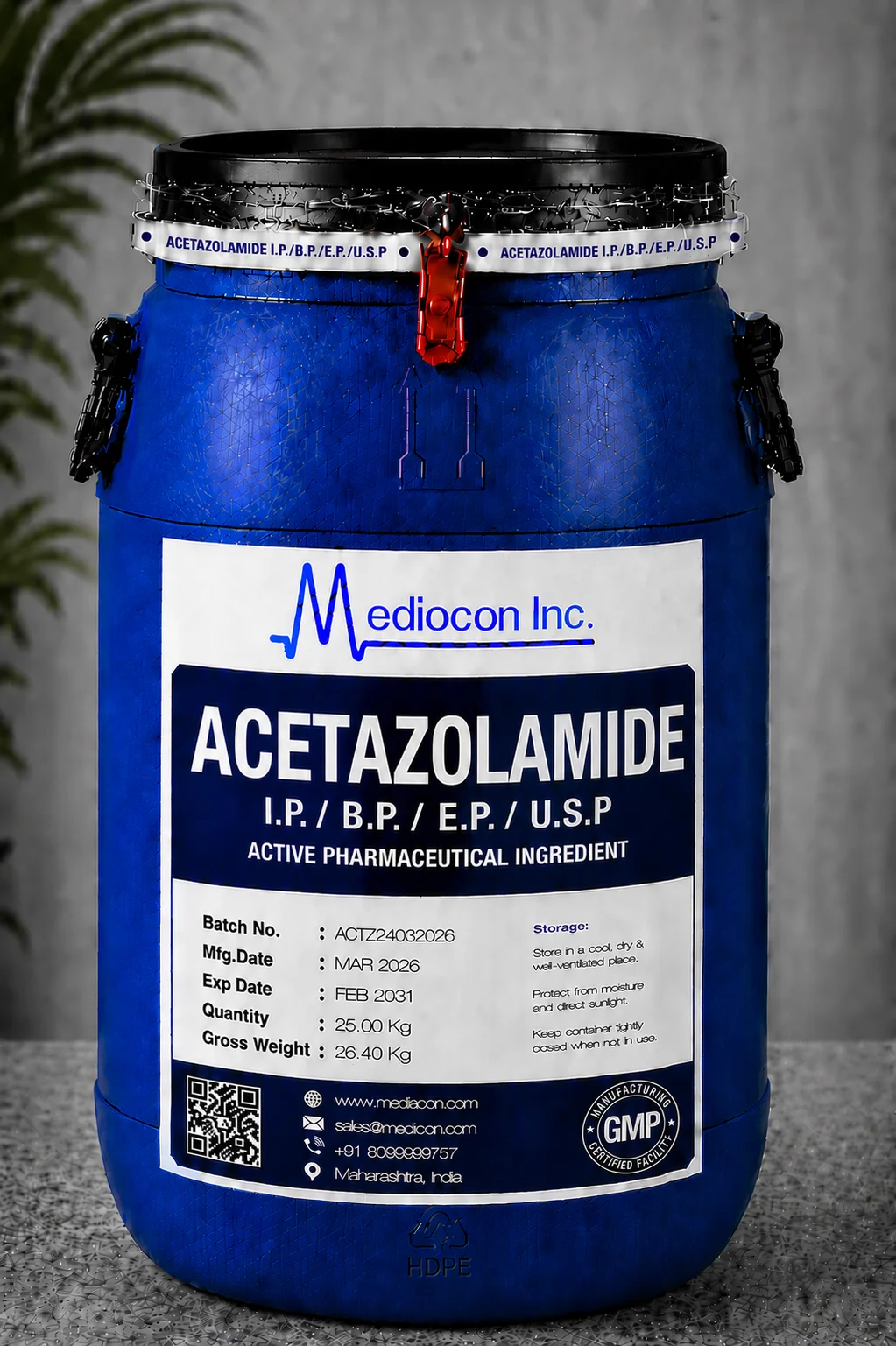 Acetazolamide API