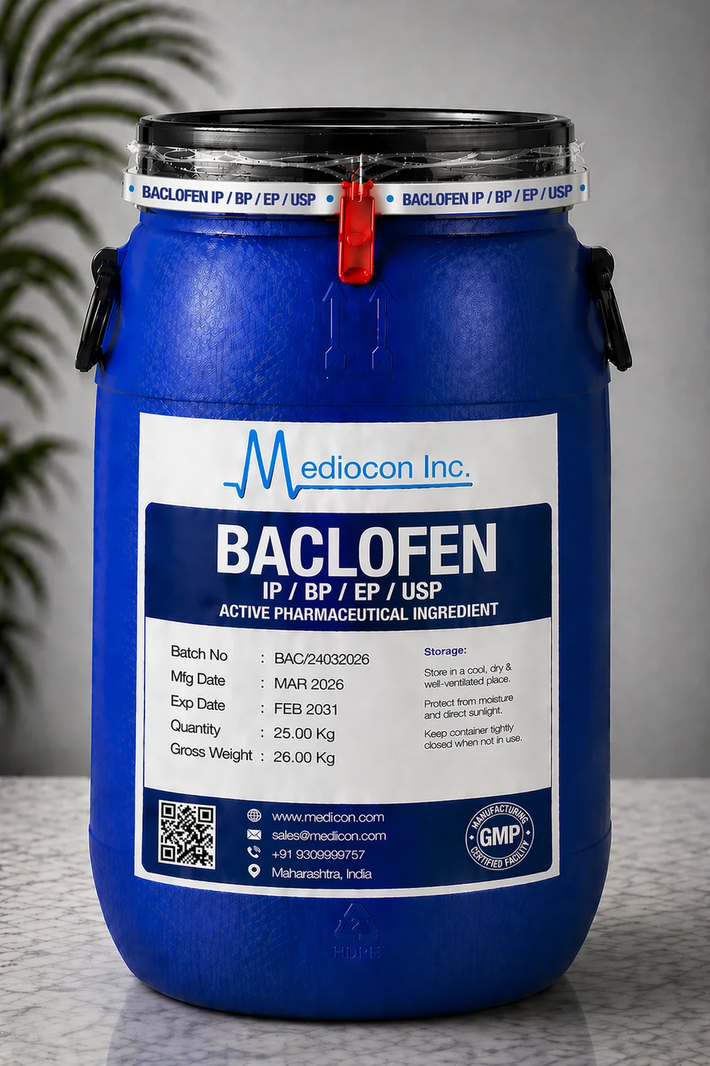 Baclofen API