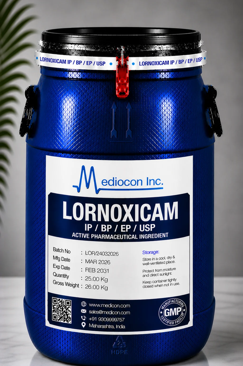 Lornoxicam API