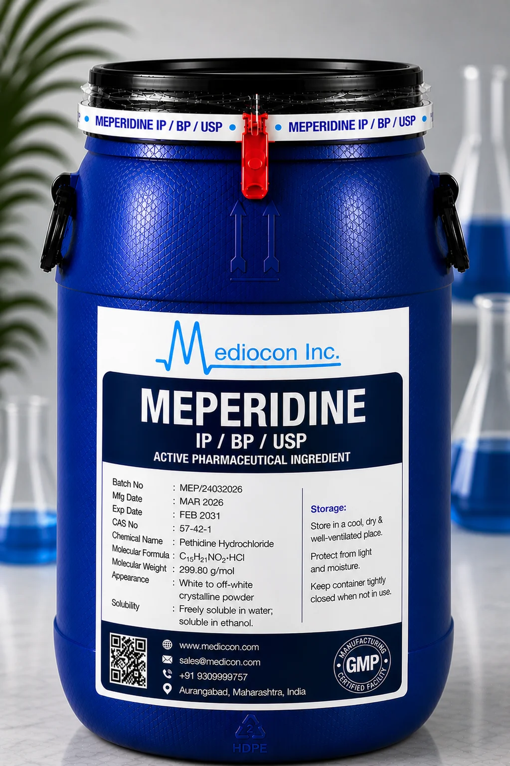 Meperidine API