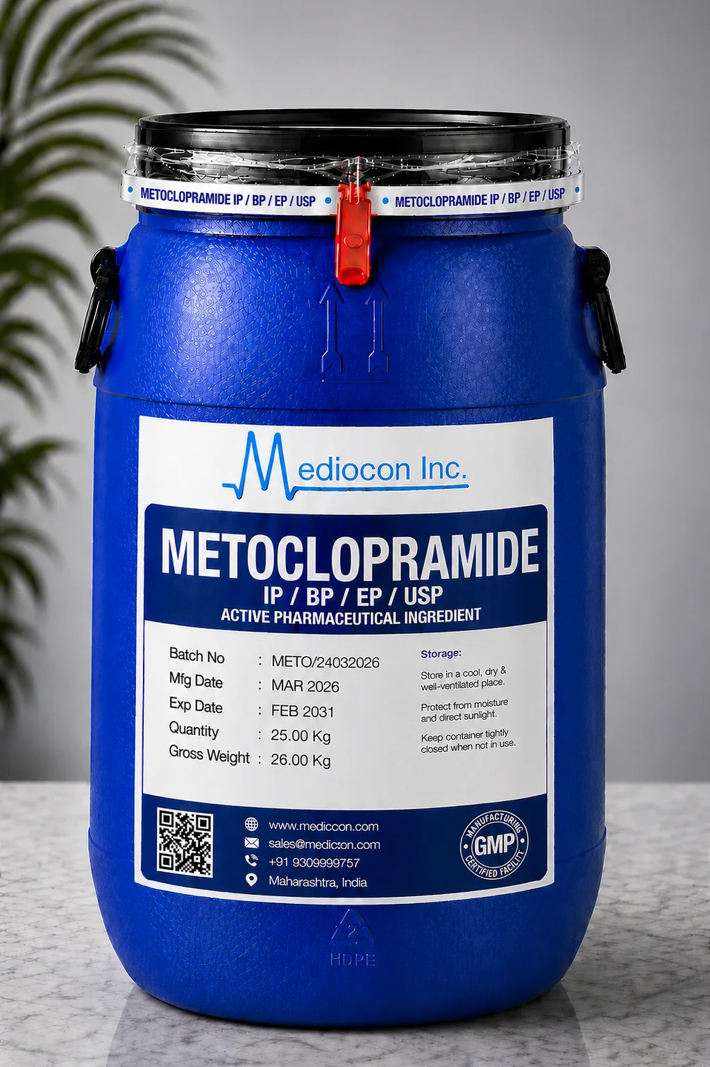 Metoclopramide API — Mediocon Inc