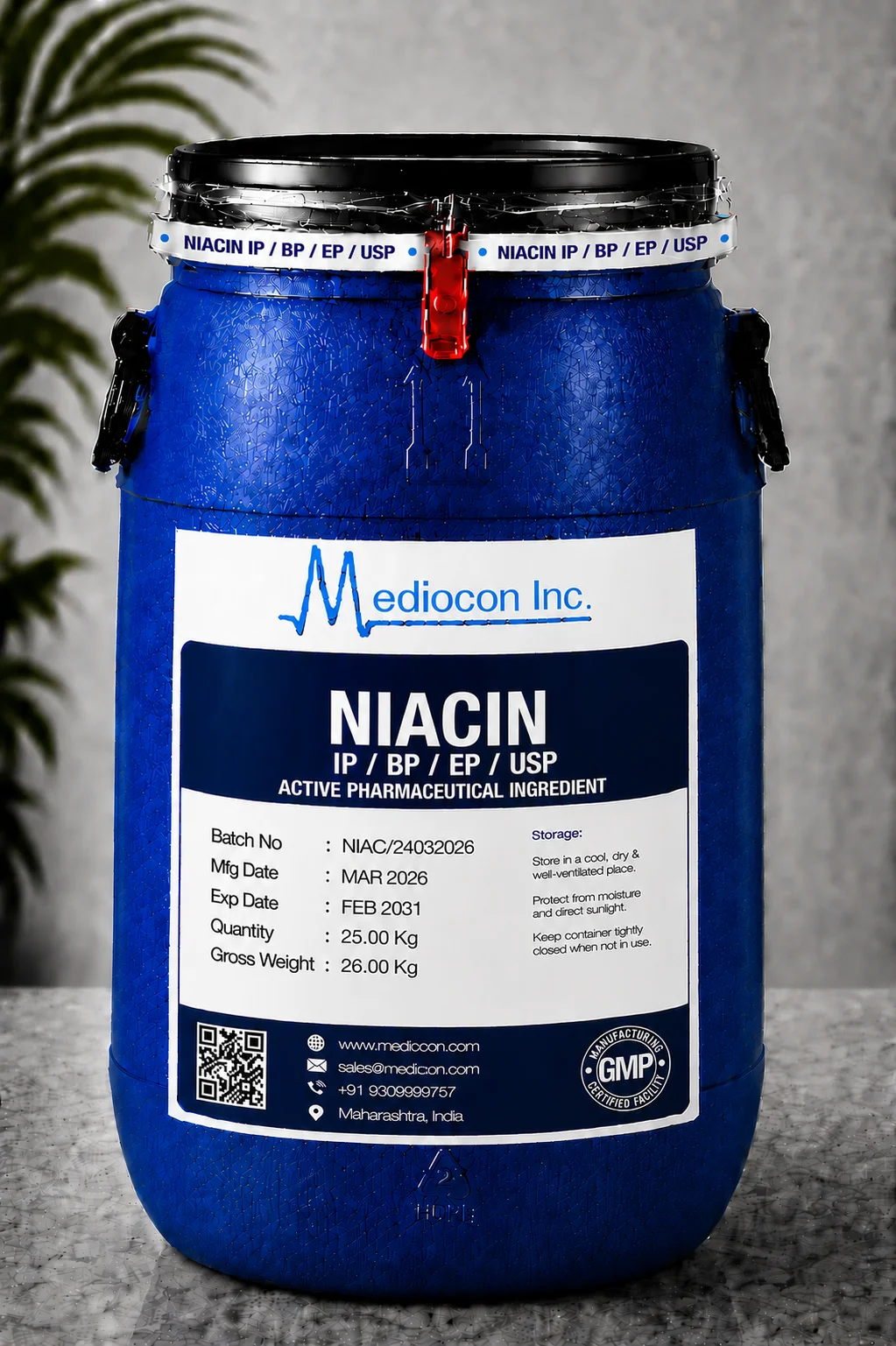 Niacin API