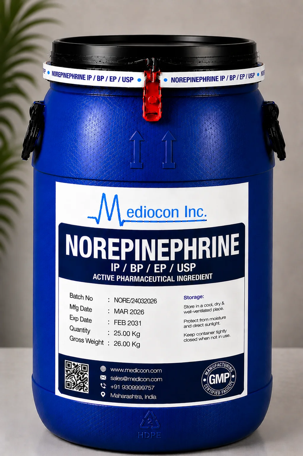 Norepinephrine API