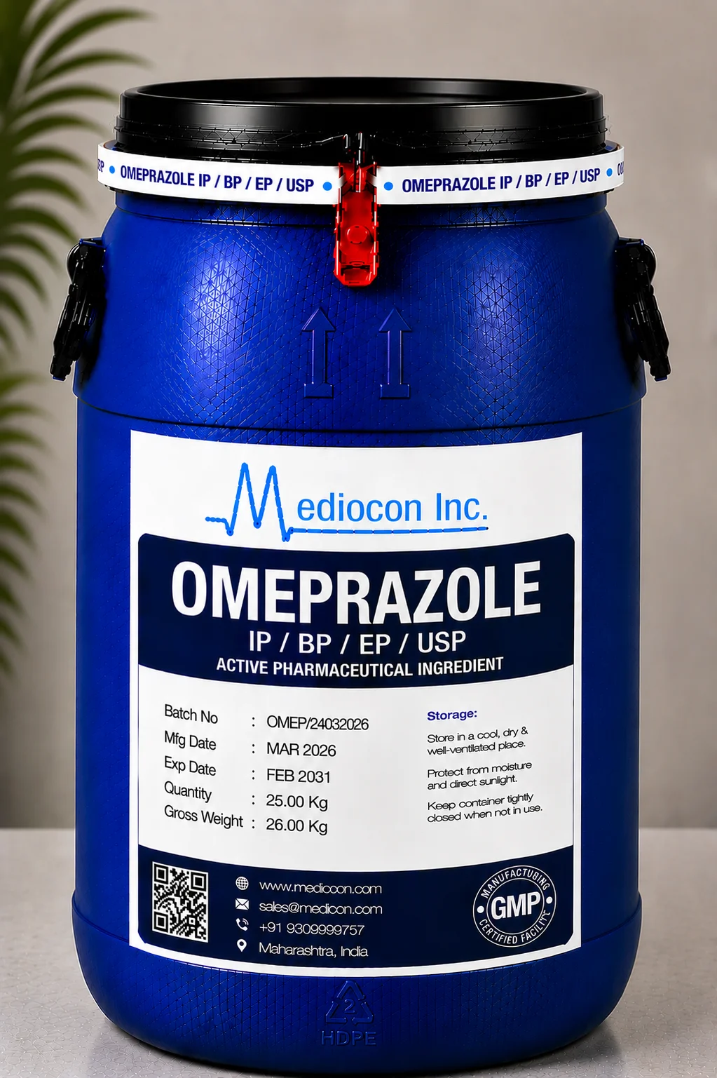 Omeprazole API — Mediocon Inc