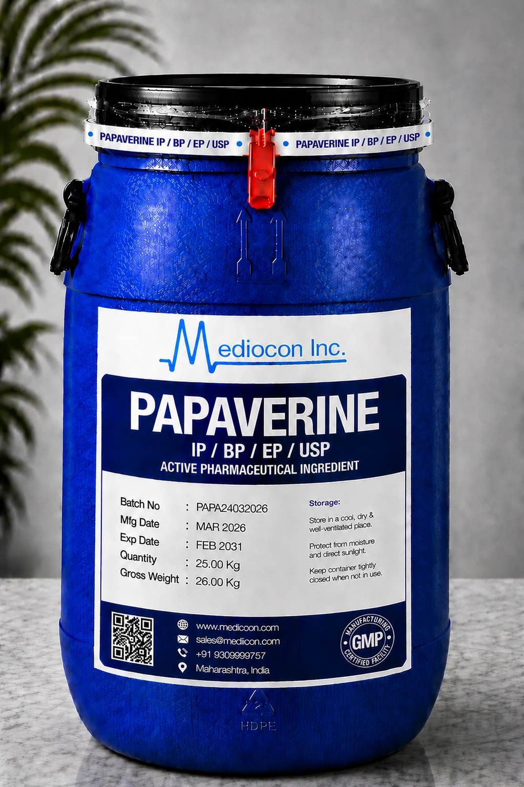 Papaverine API