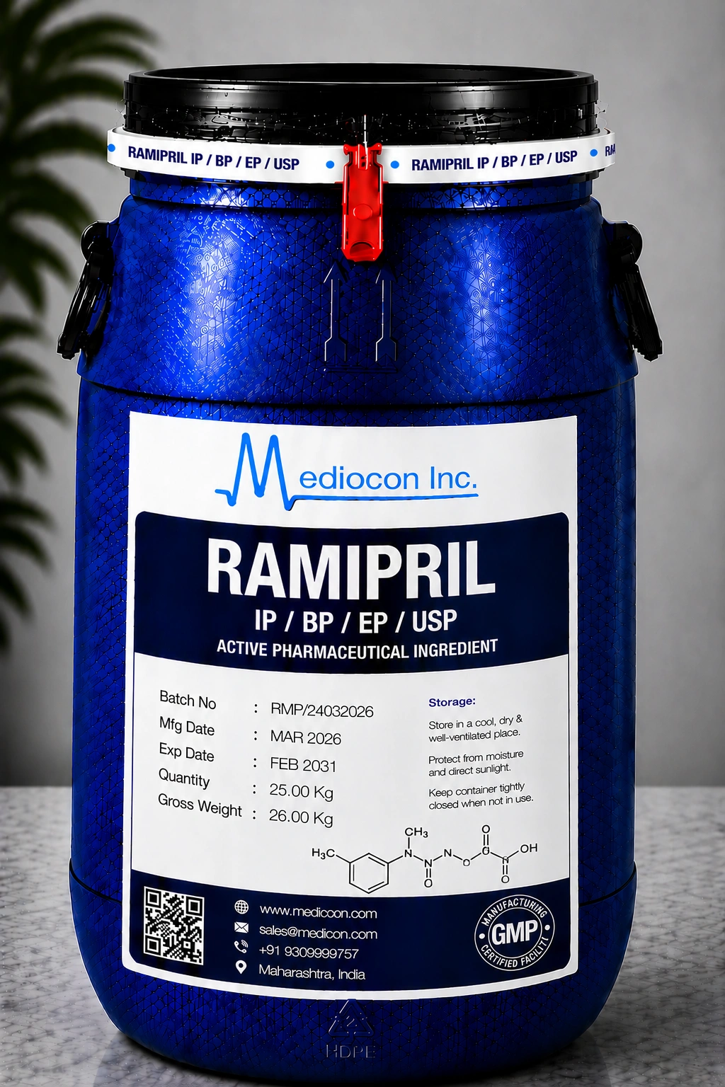 Ramipril API — Mediocon Inc
