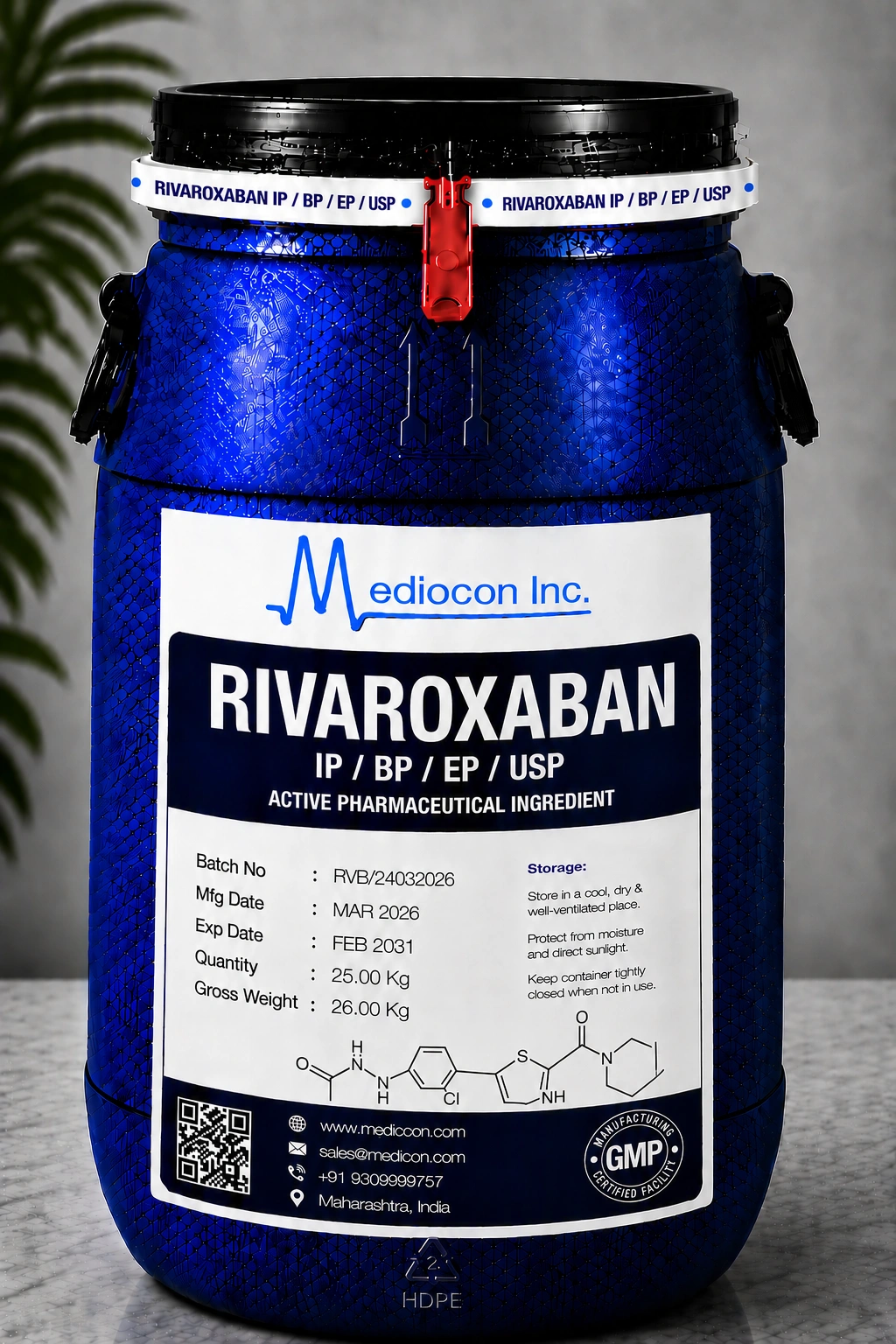 Rivaroxaban API — Mediocon Inc