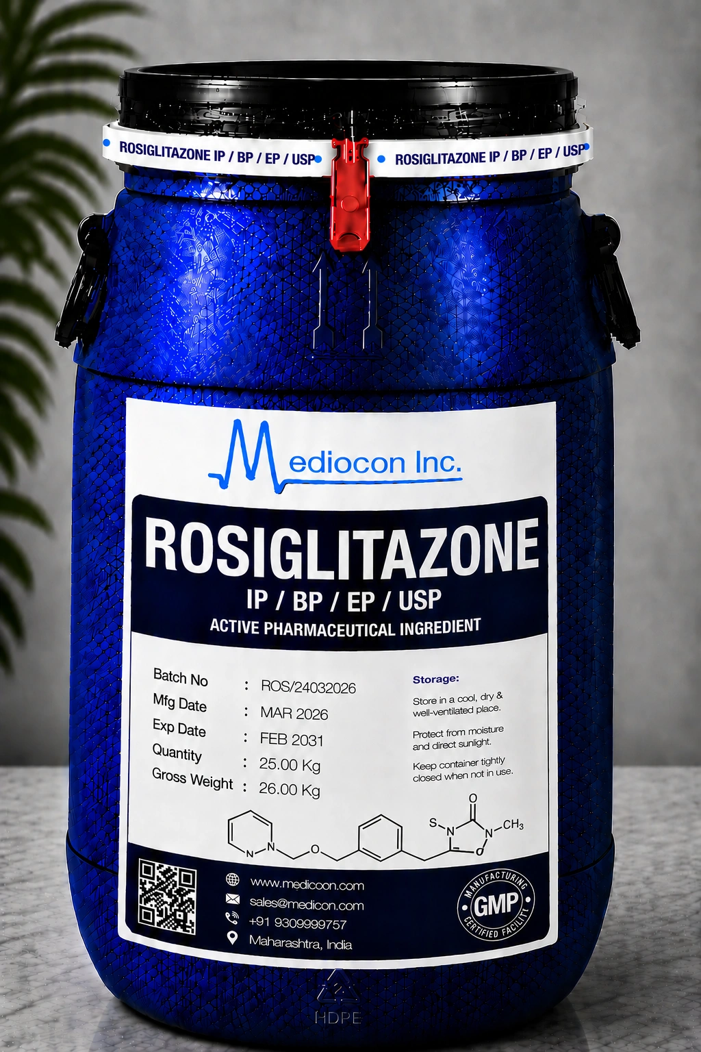 Rosiglitazone API — Mediocon Inc