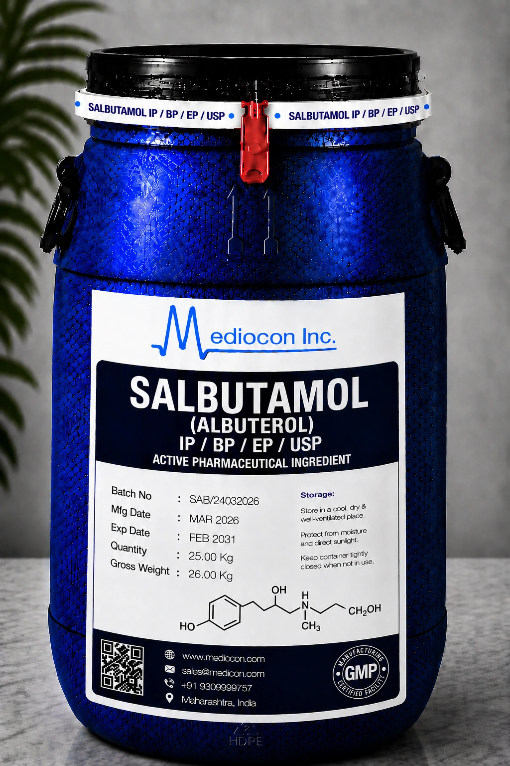 Salbutamol Albuterol API