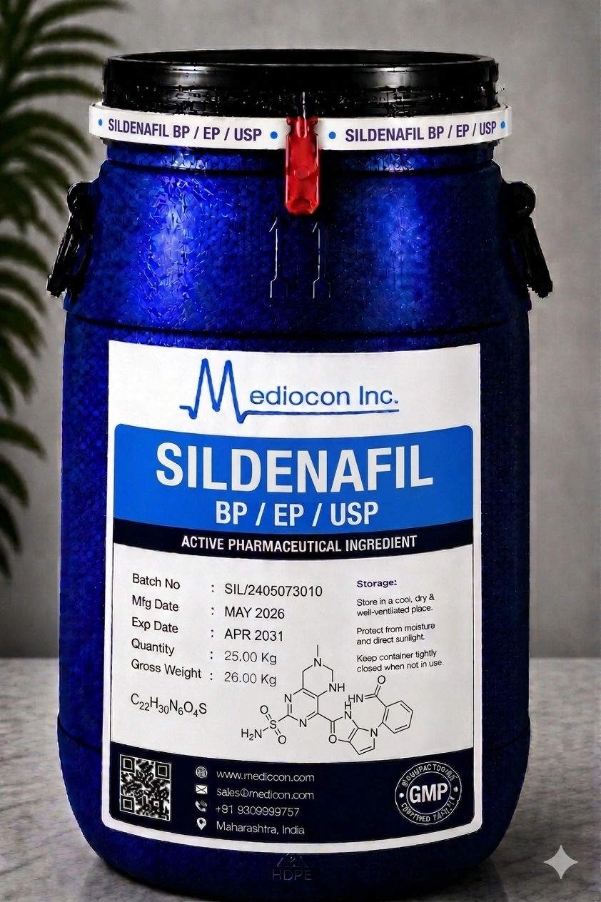 Sildenafil API — Mediocon Inc