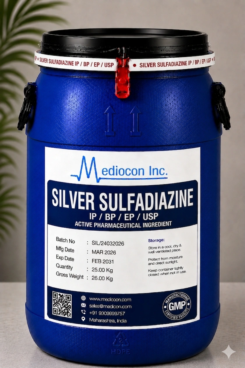 Silver Sulfadiazine API — Mediocon Inc