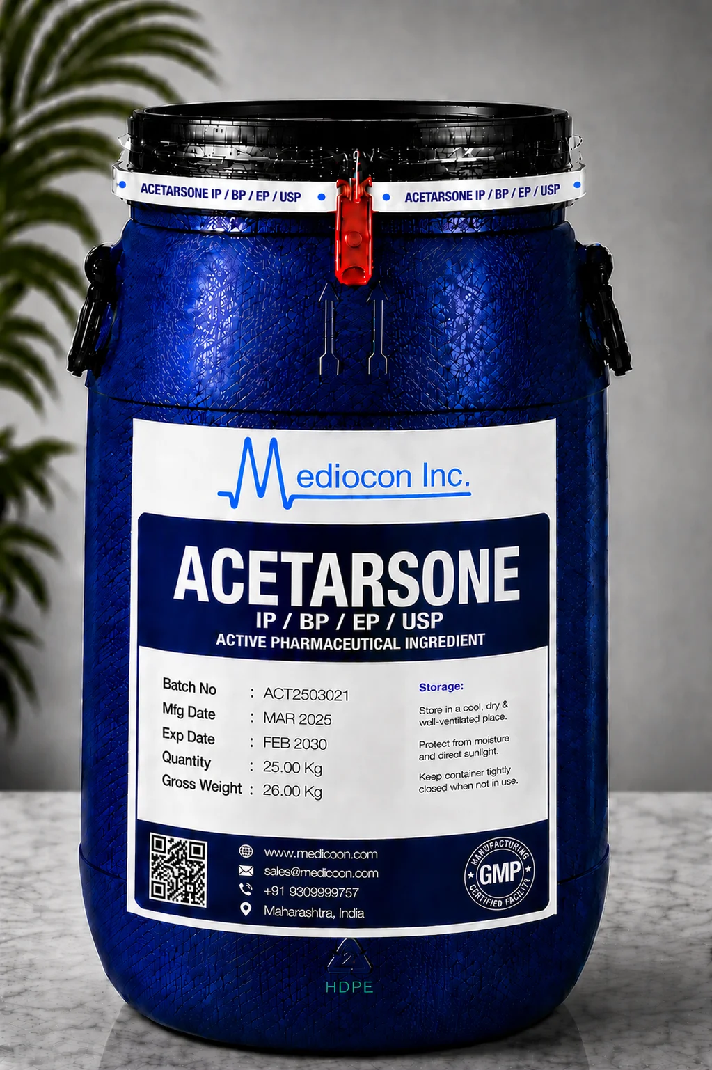 Acetarsone API