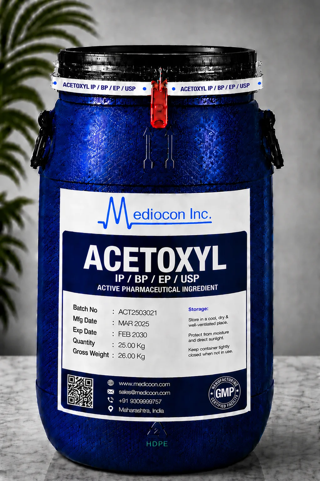 Acetoxyl API