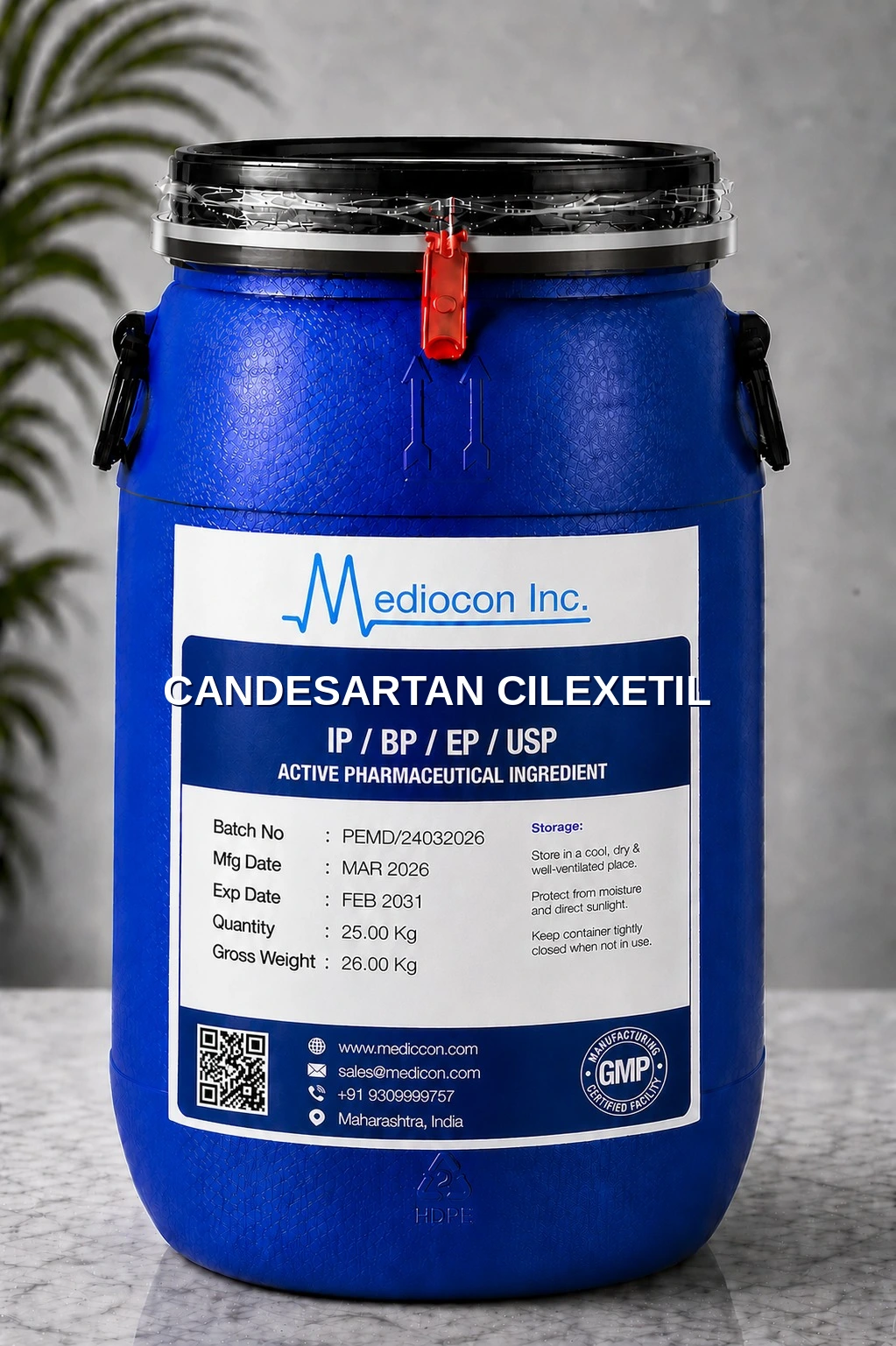Candesartan Cilexetil API Manufacturer India - Mediocon