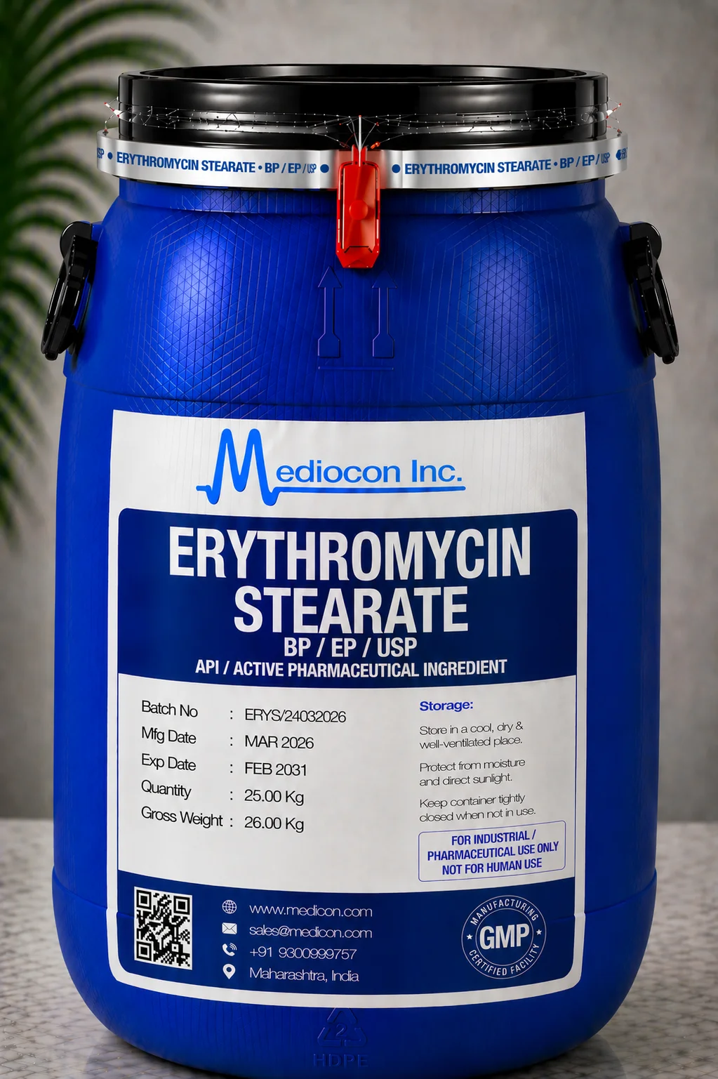 Erythromycin Stearate API