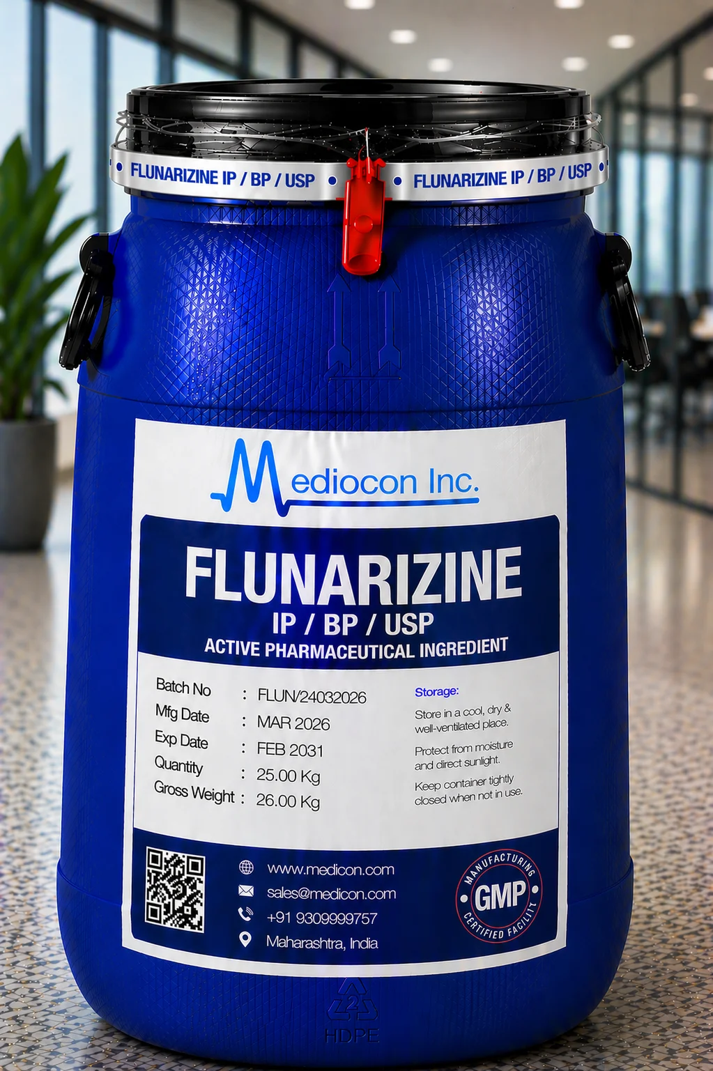 Flunarizine API