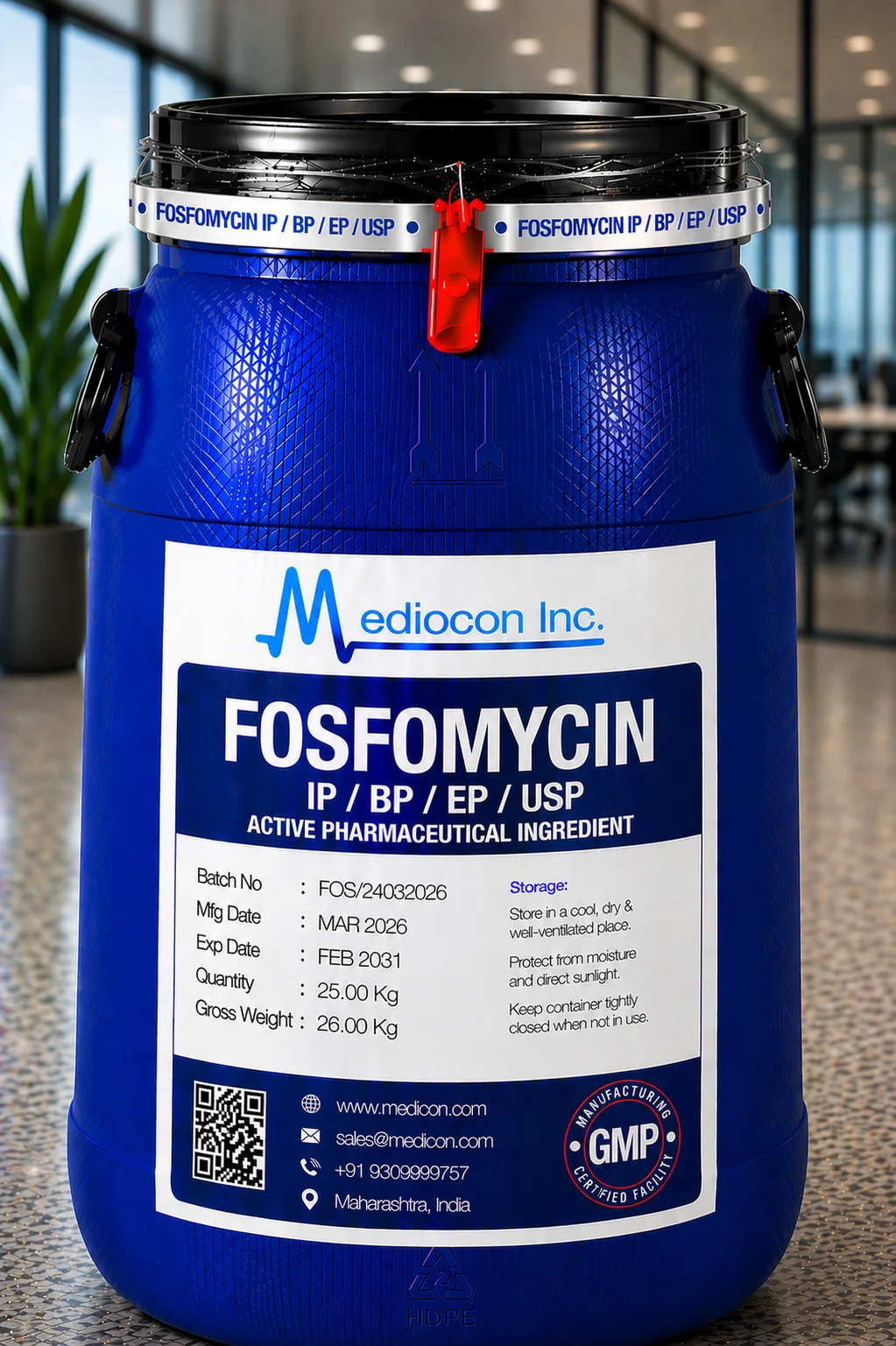 Fosfomycin API