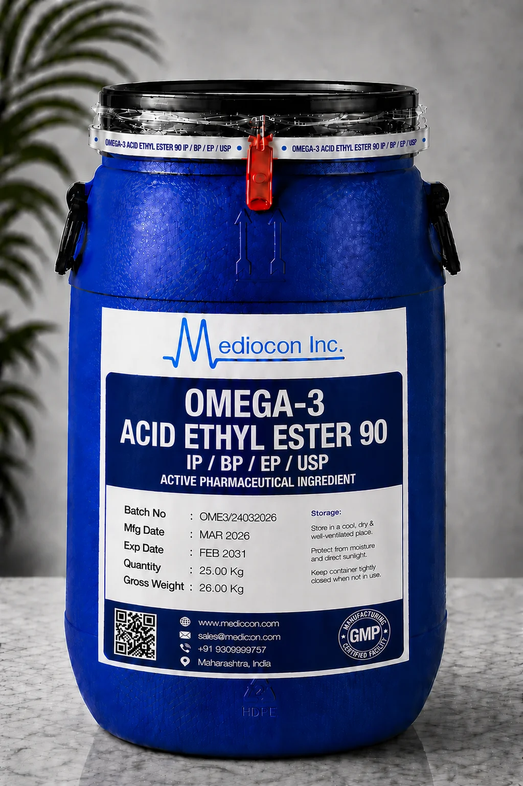 Omega-3 Acid Ethyl Ester 90 API