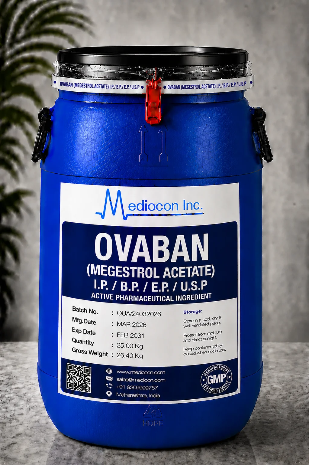 Ovaban Megestrol Acetate API