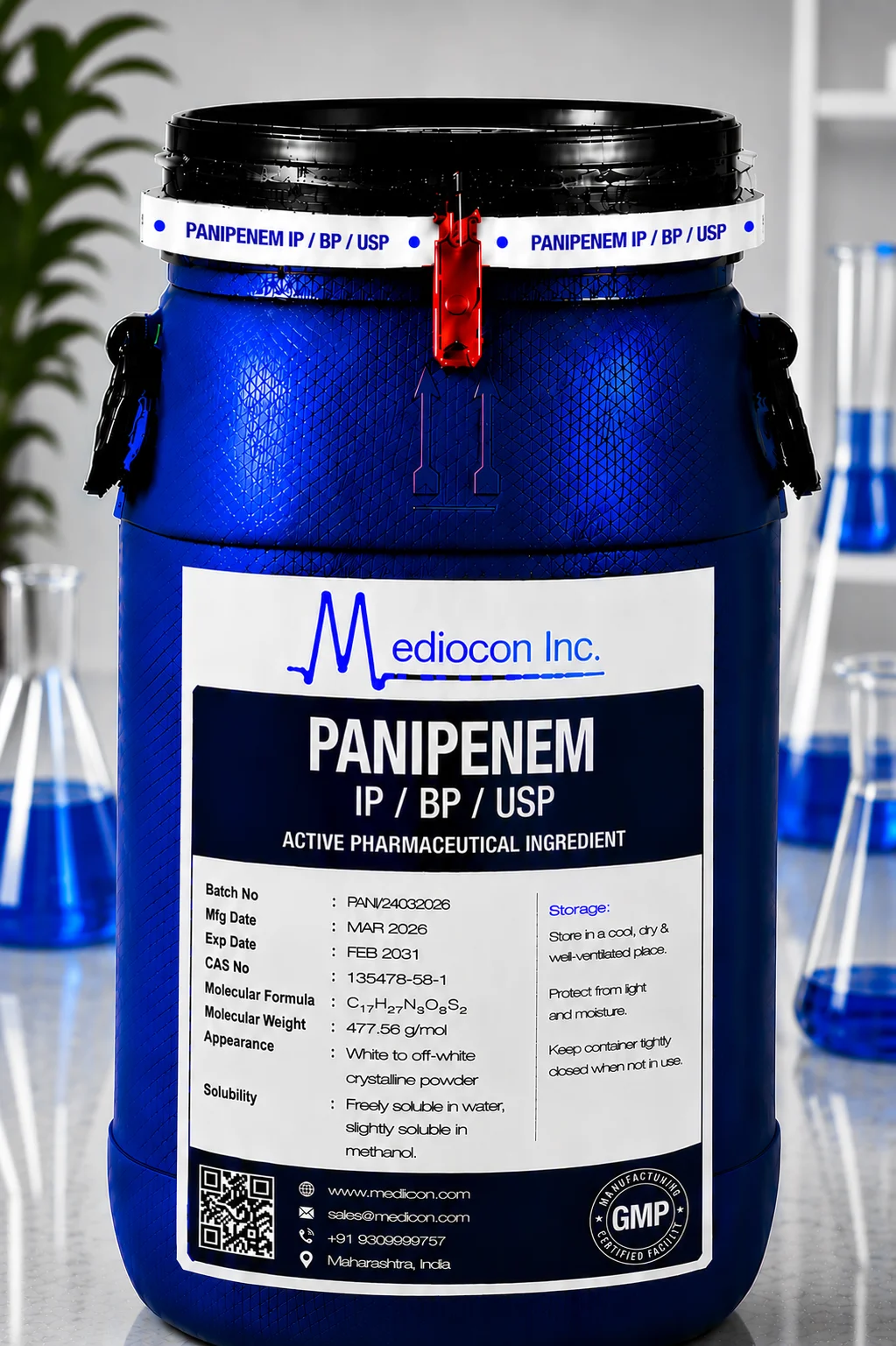 Panipenem API Supplier Manufacturer Aurangabad Maharashtra India — Mediocon Inc