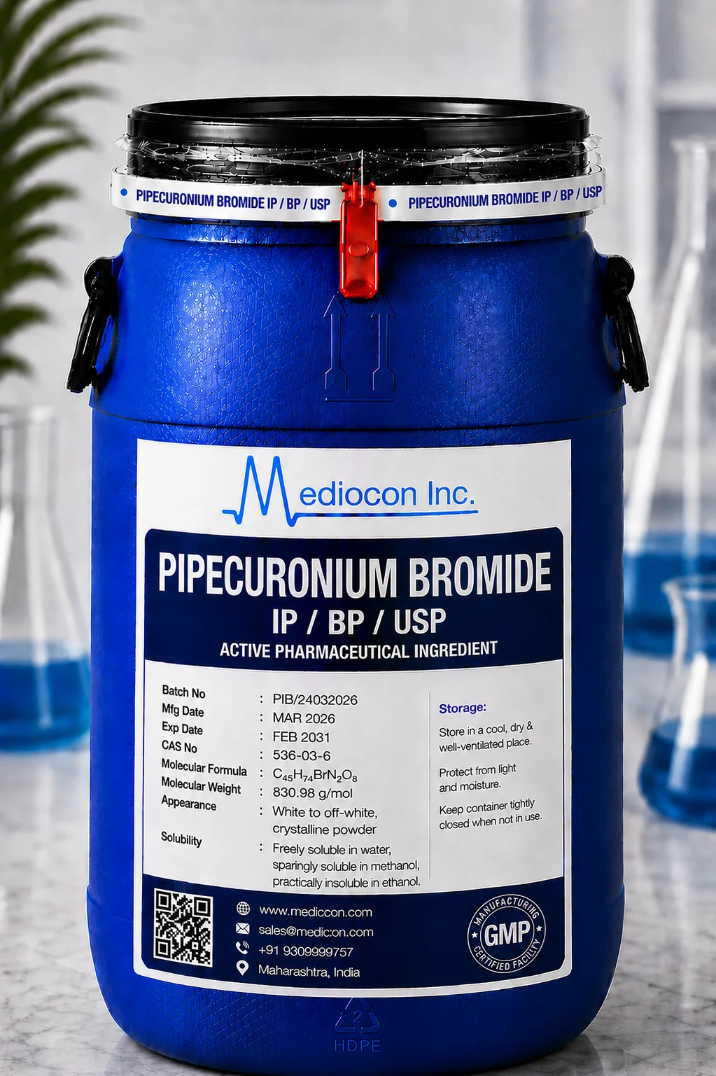 Pipecuronium Bromide API