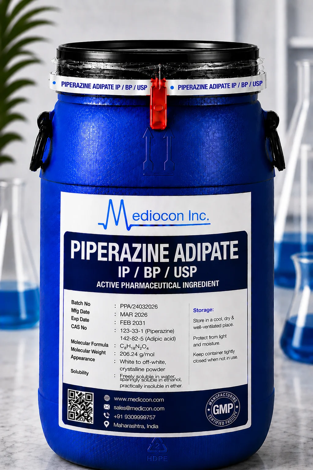 Piperazine Adipate API