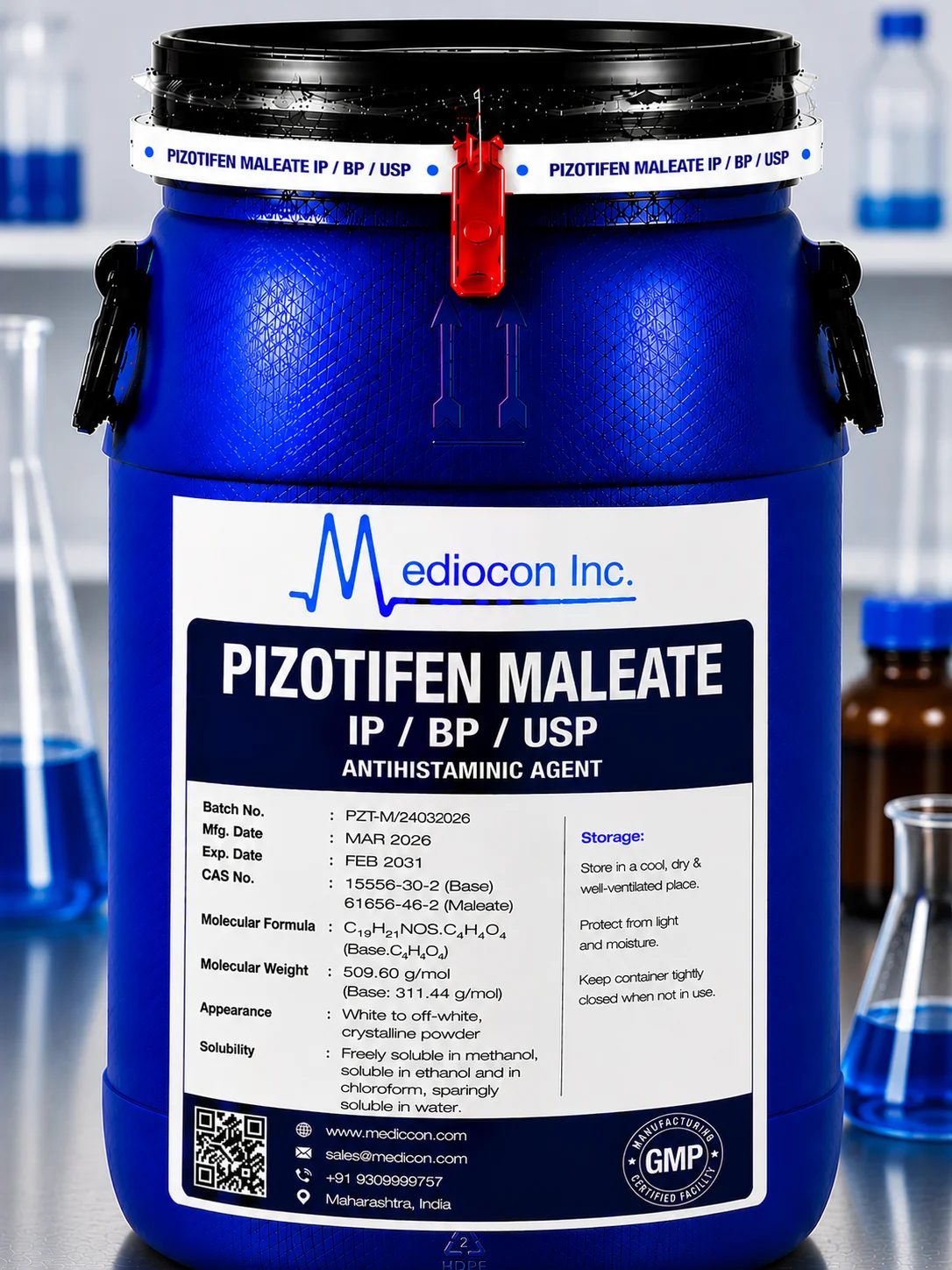 Pizotifen Maleate API