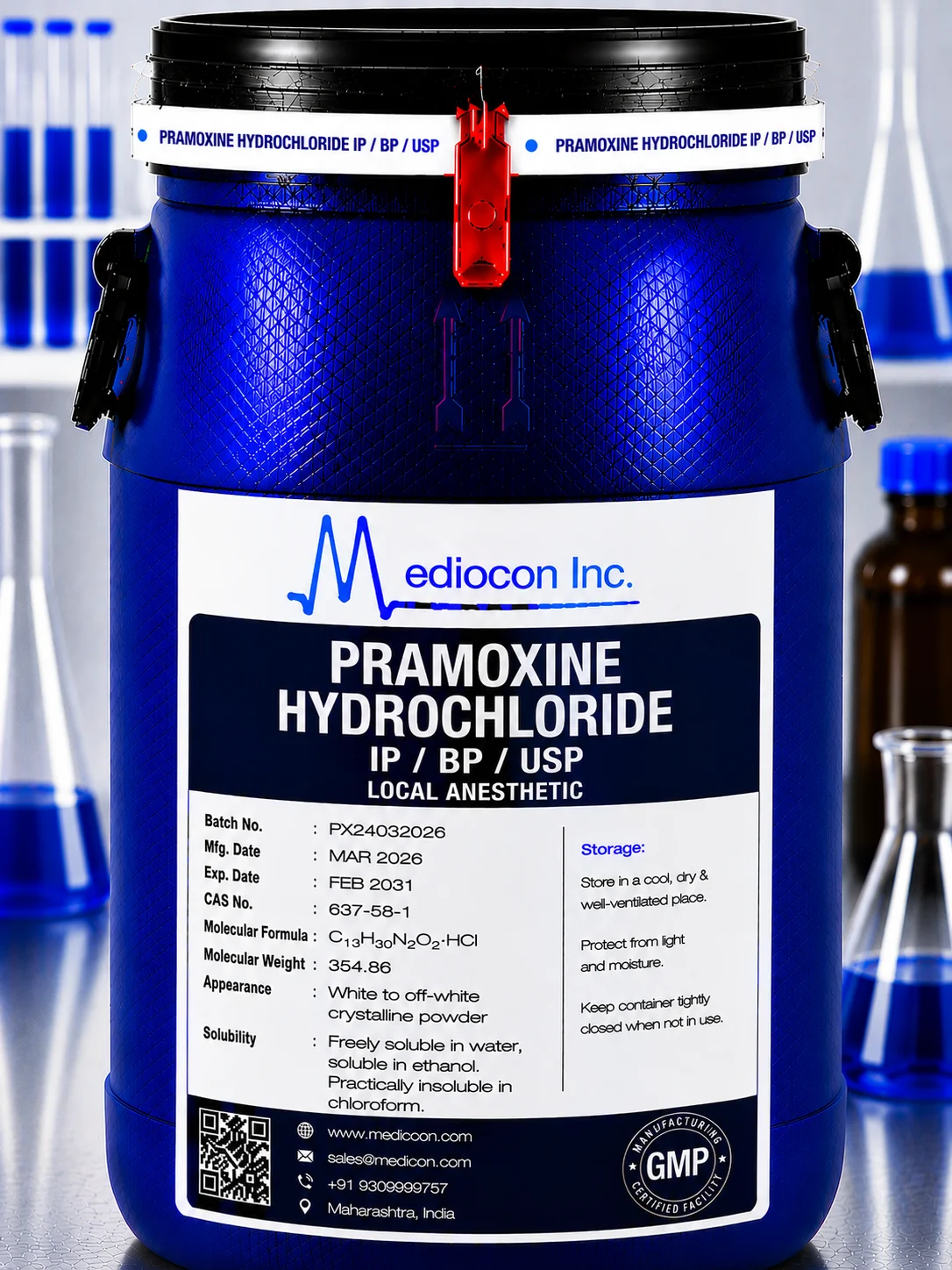 Pramoxine Hydrochloride API