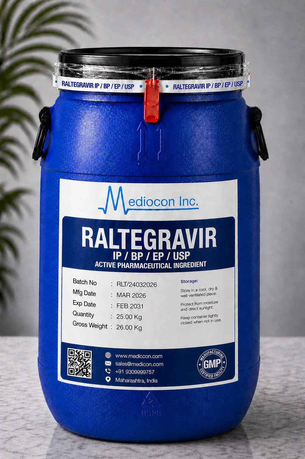 Raltegravir API Manufacturer Supplier Aurangabad India