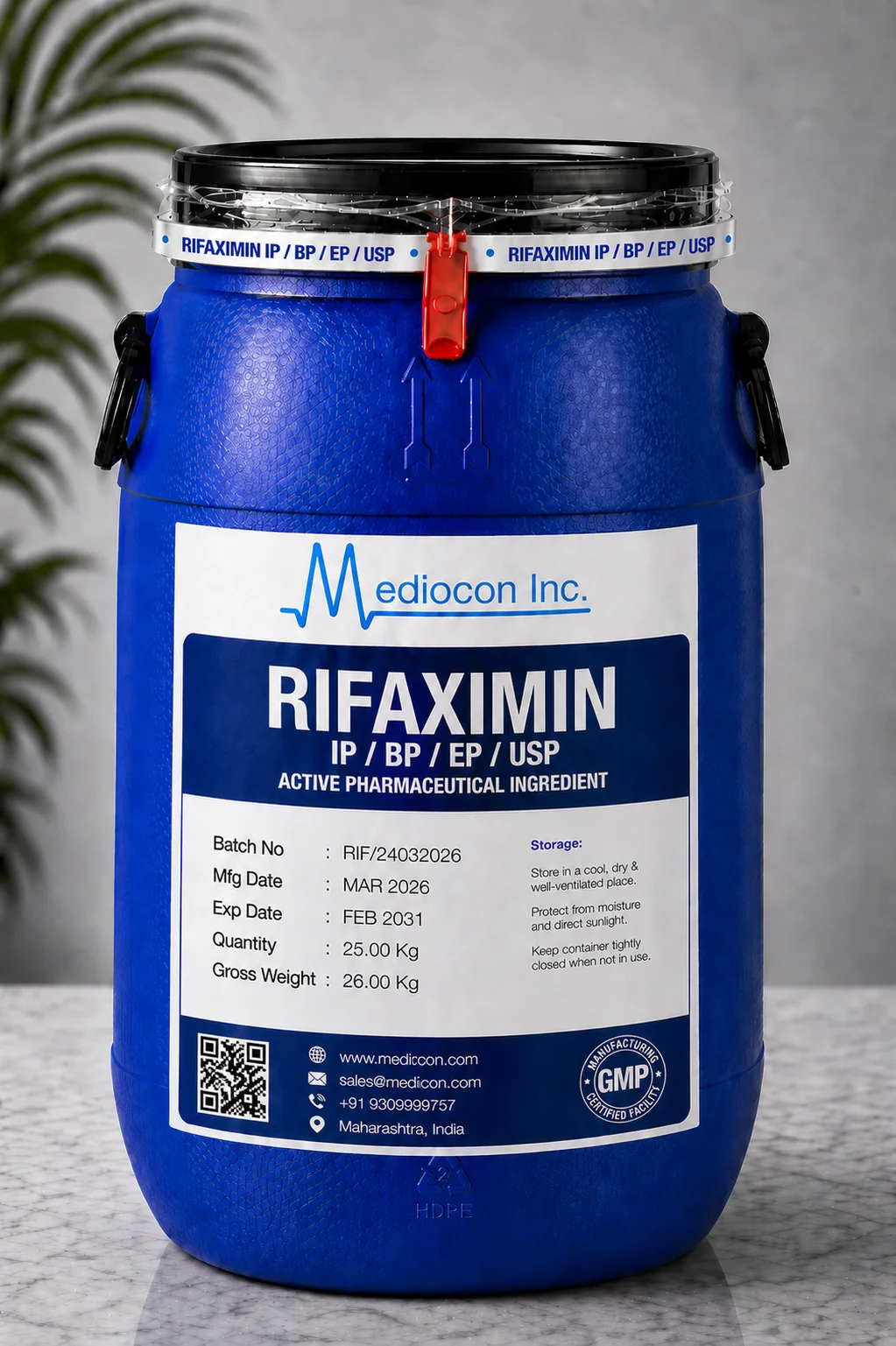 Rifaximin API Manufacturer Supplier India