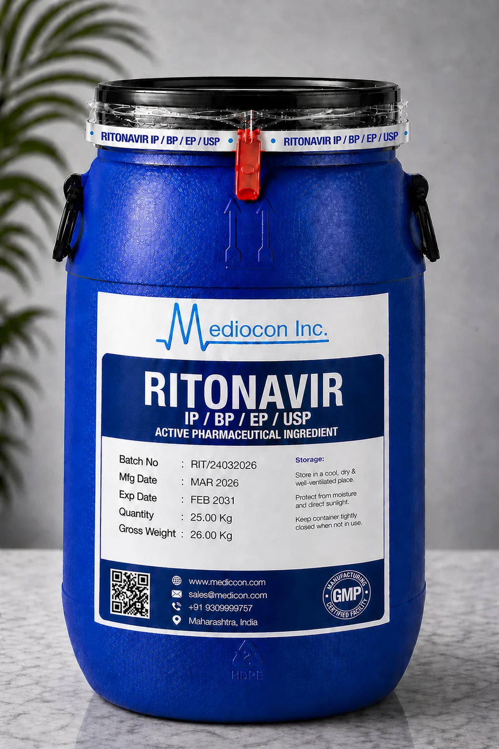 Ritonavir API Manufacturer Supplier Aurangabad India