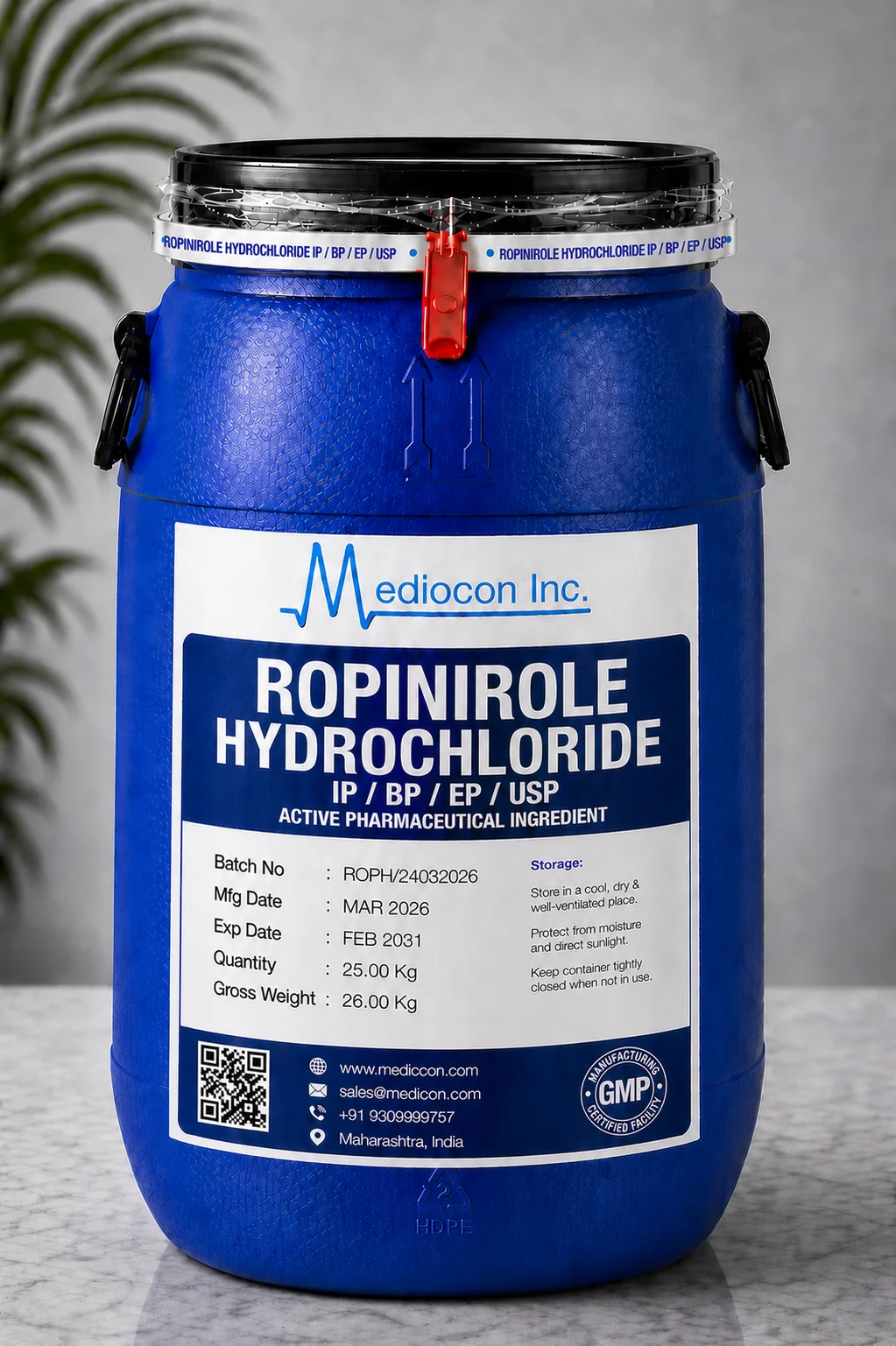 Ropinirole Hydrochloride API