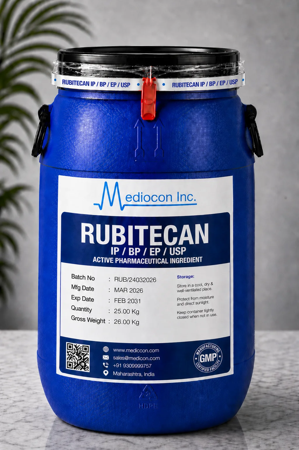 Rubitecan API Manufacturer Supplier India — Mediocon Inc