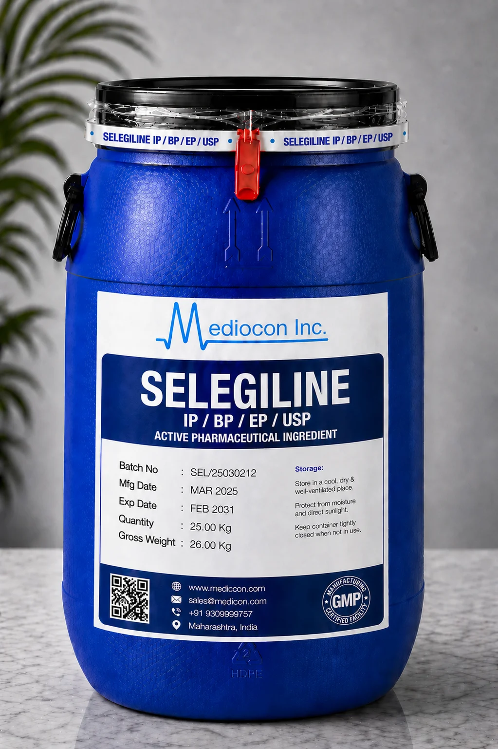 Selegiline API — Mediocon Inc