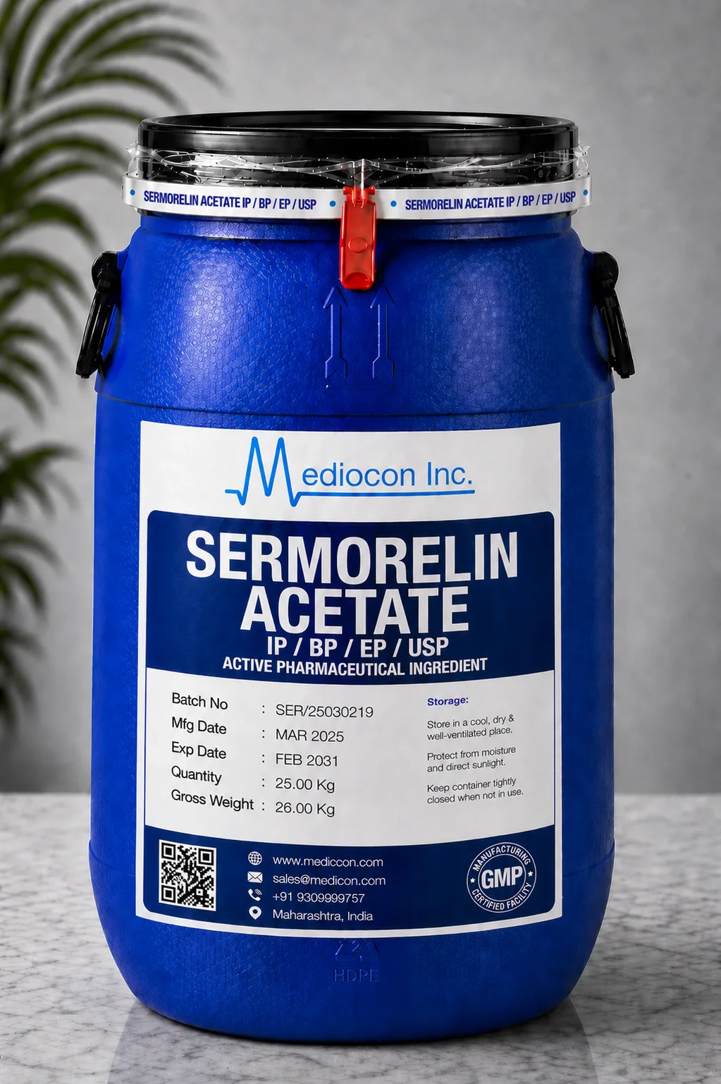 Sermorelin Acetate API — Mediocon Inc