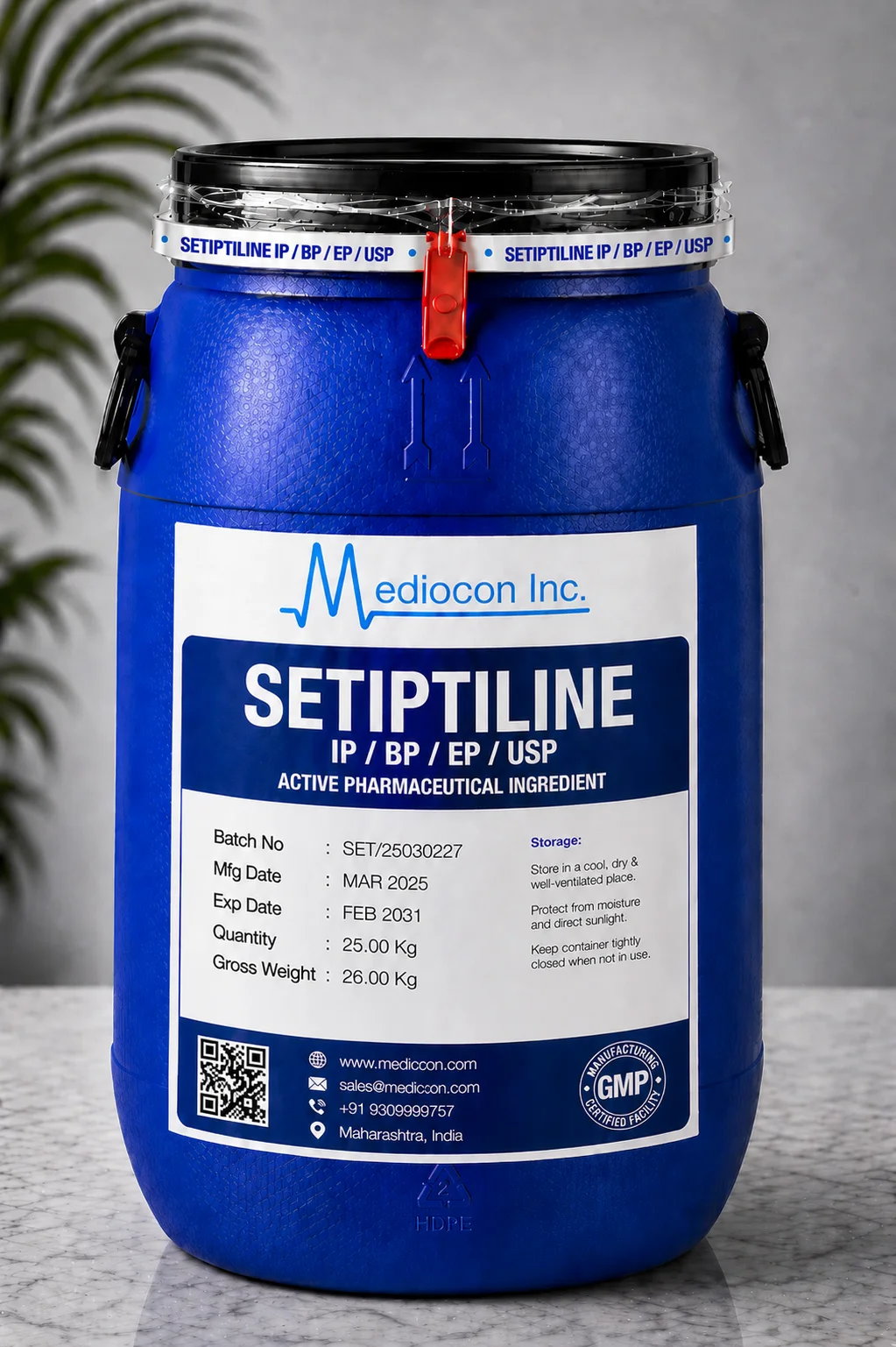 Setiptiline API — Mediocon Inc