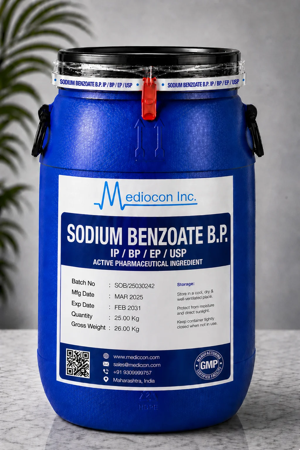 Sodium Benzoate B.P. API
