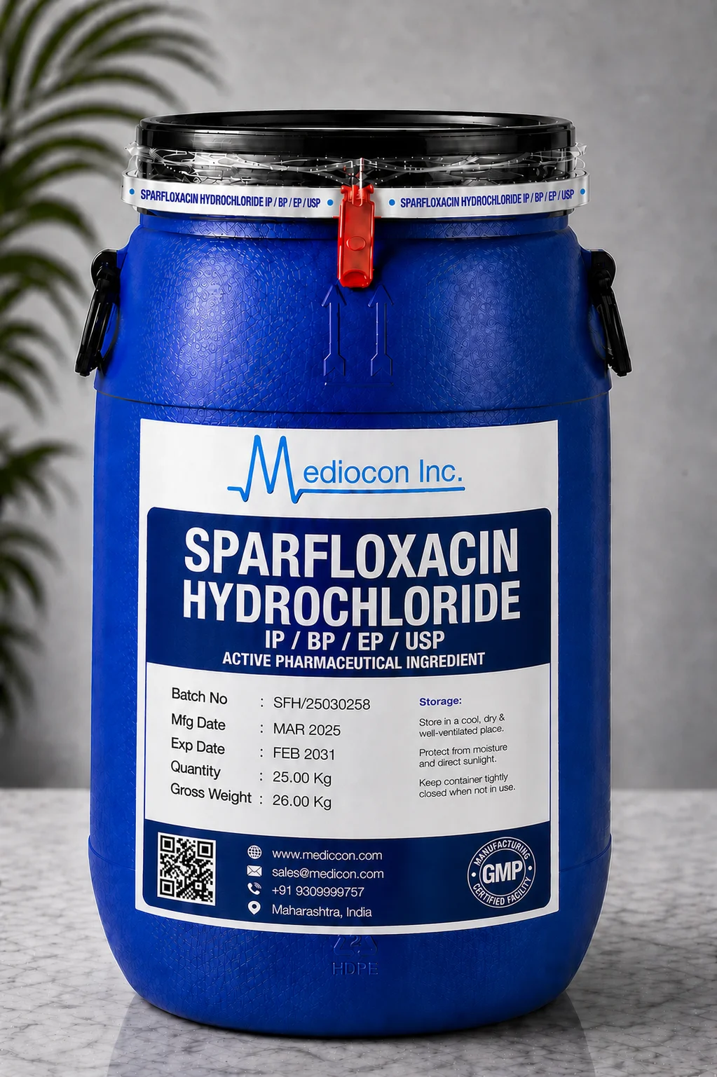 Sparfloxacin Hydrochloride API