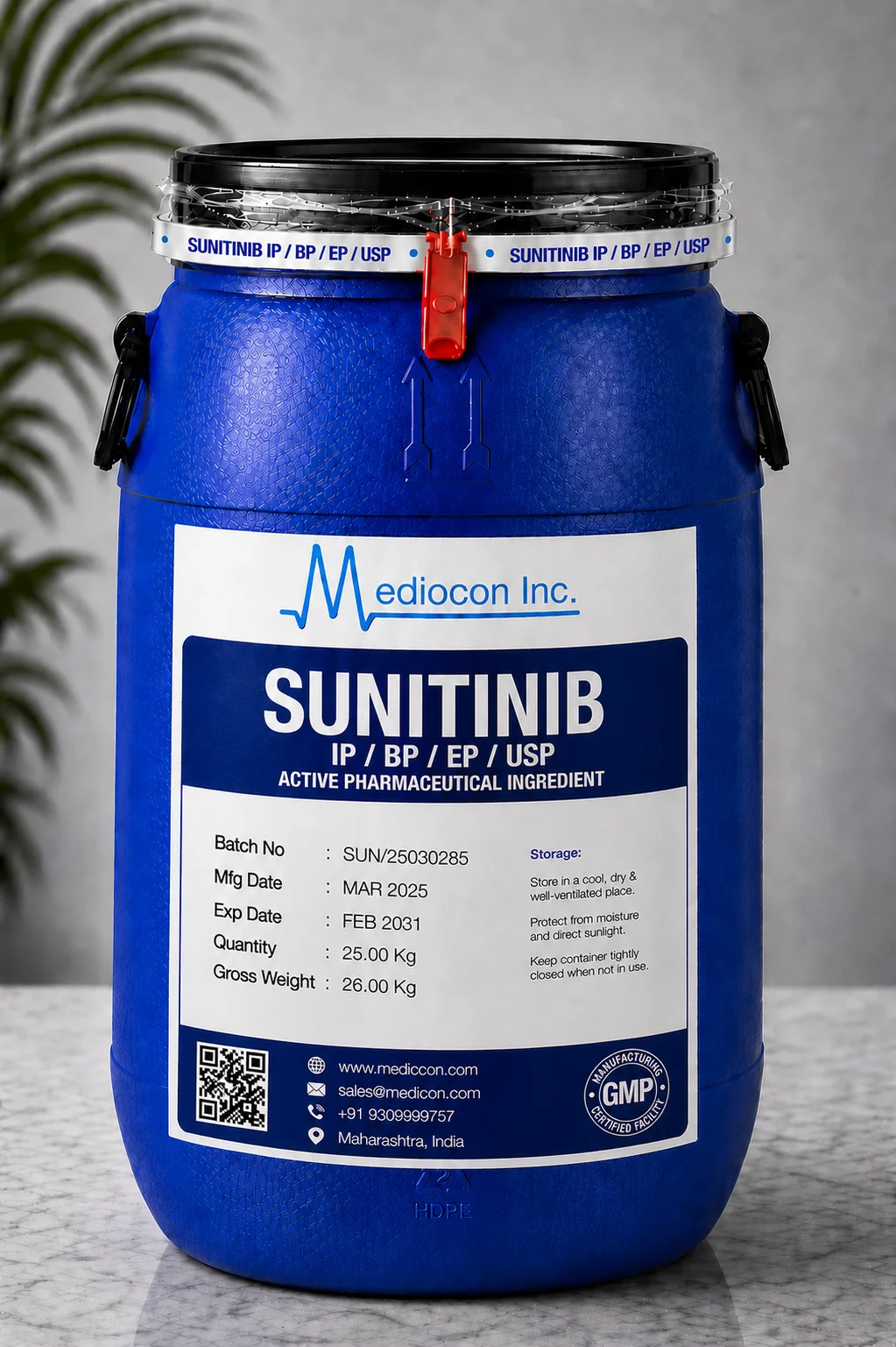 Sunitinib API — Mediocon Inc