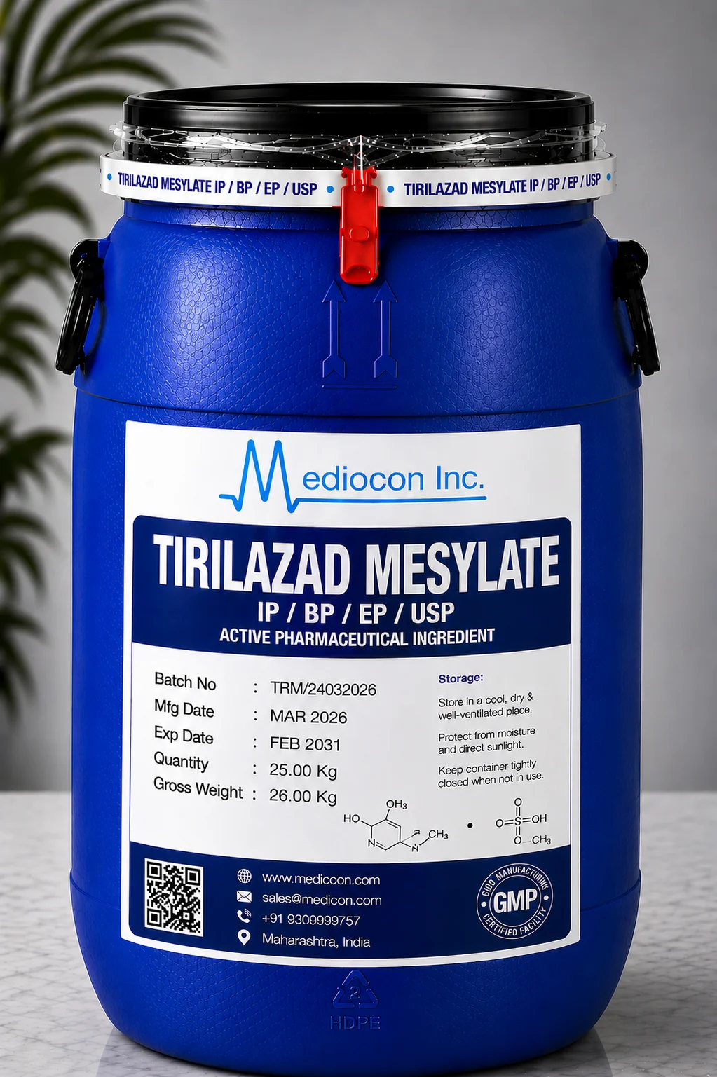 Tirilazad Mesylate API