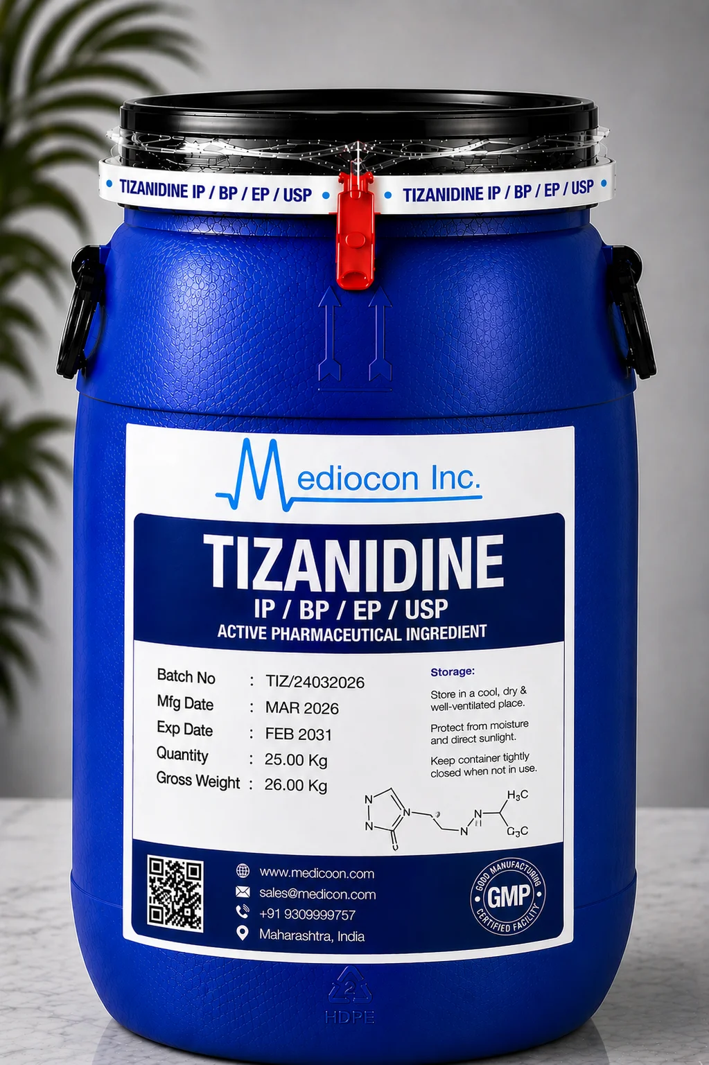 Tizanidine API
