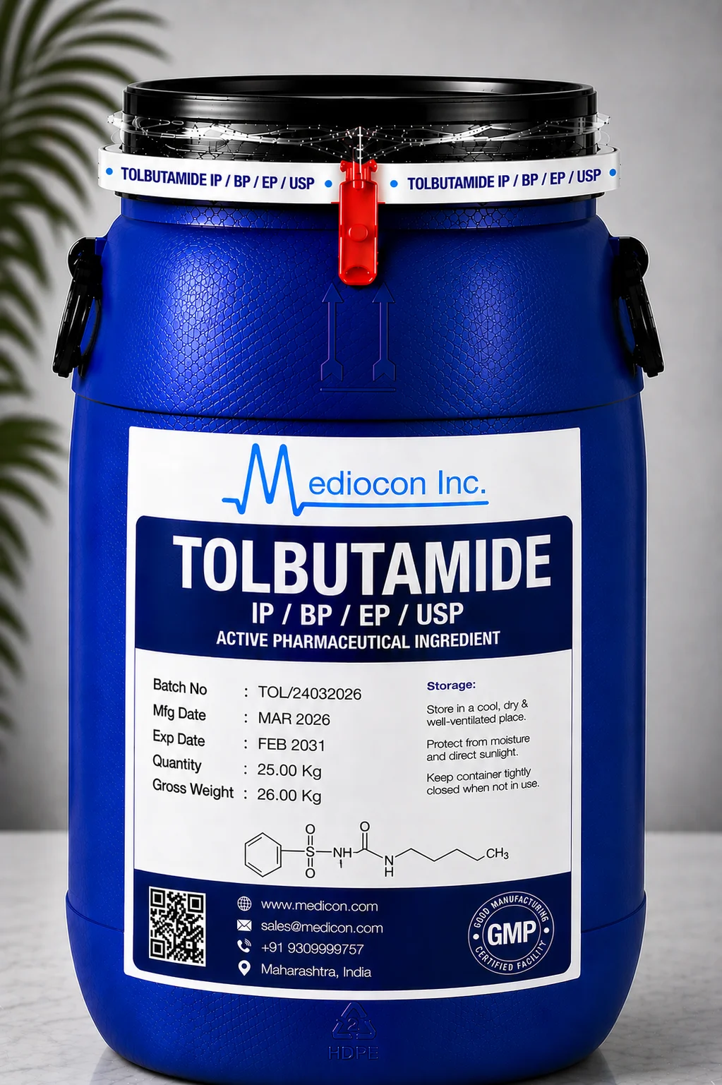 Tolbutamide API