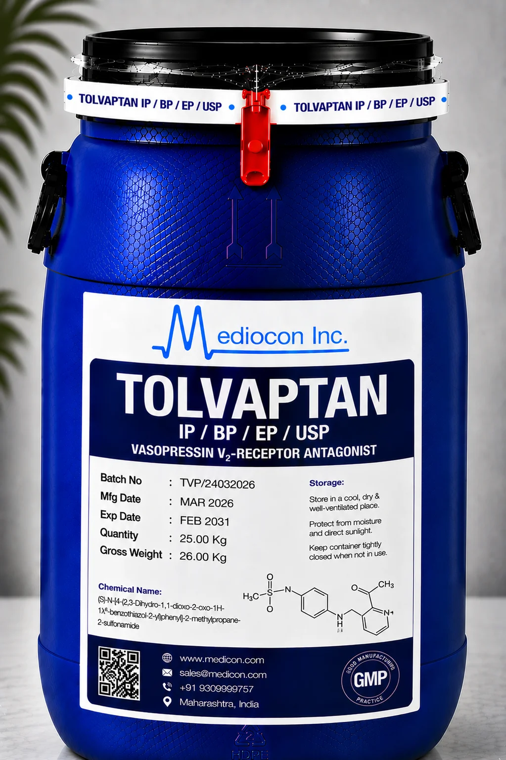 Tolvaptan API