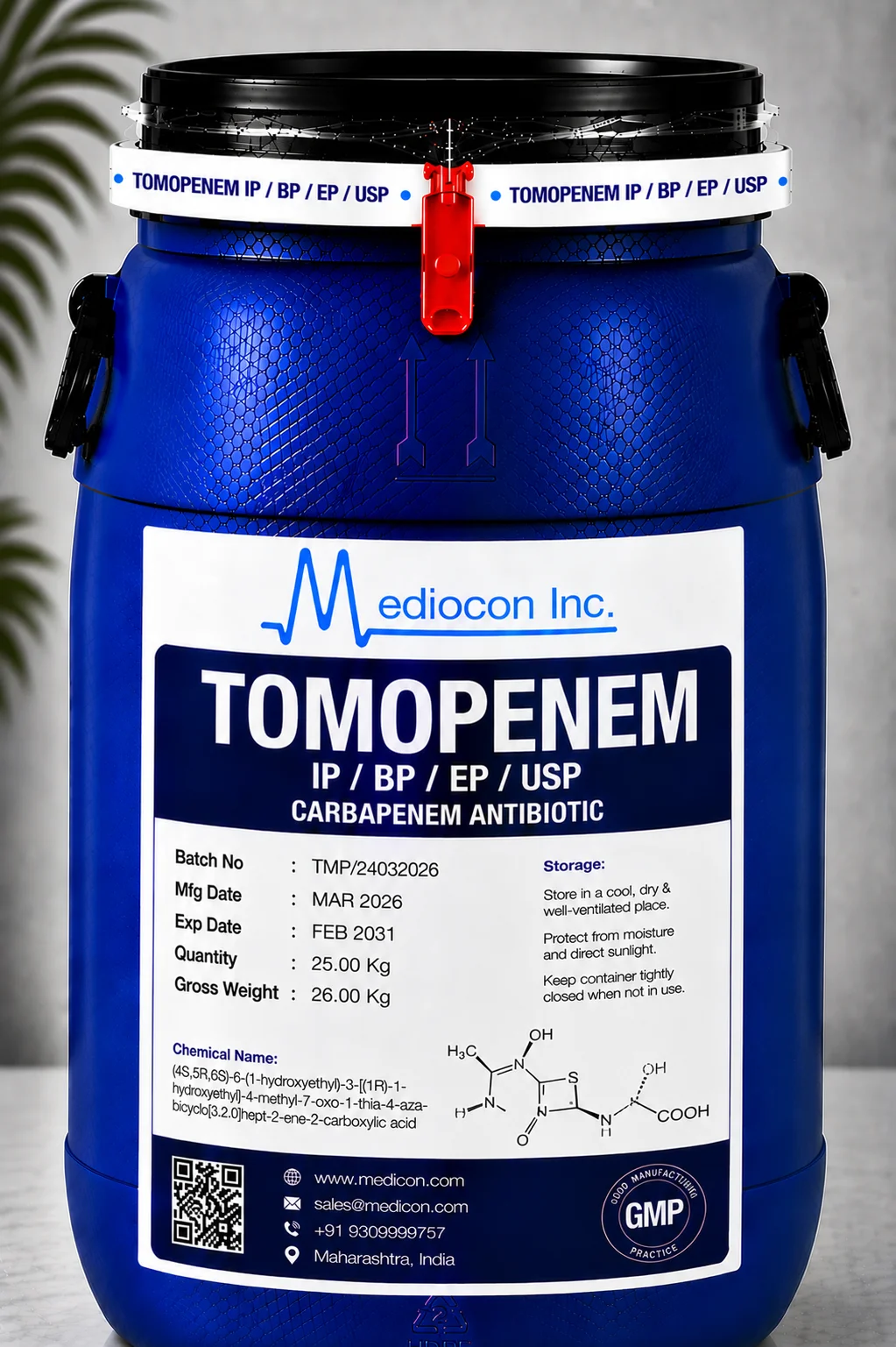 Tomopenem API