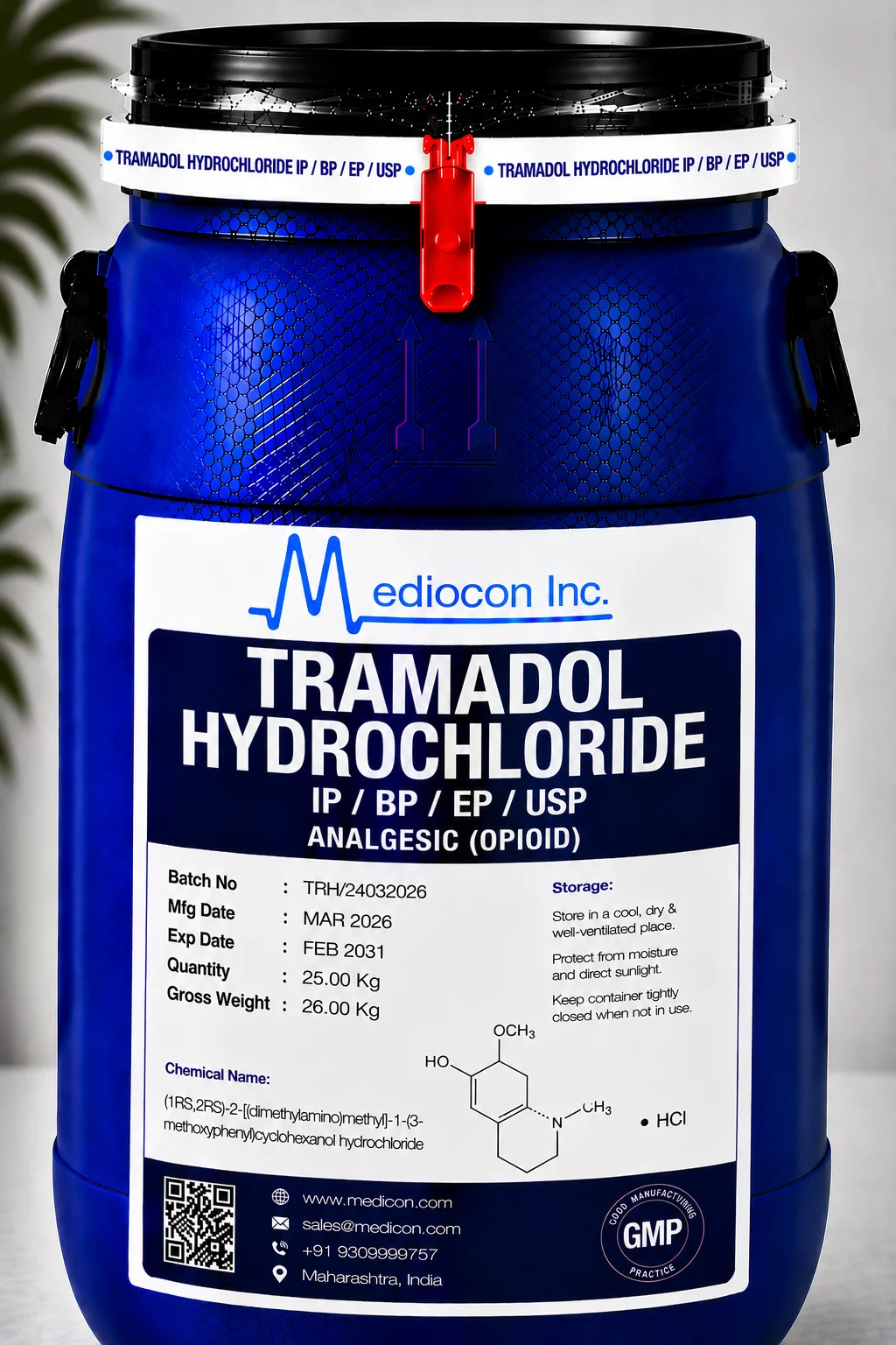 Tramadol Hydrochloride API