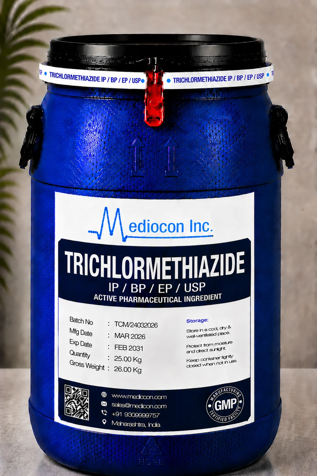 Trichlormethiazide API
