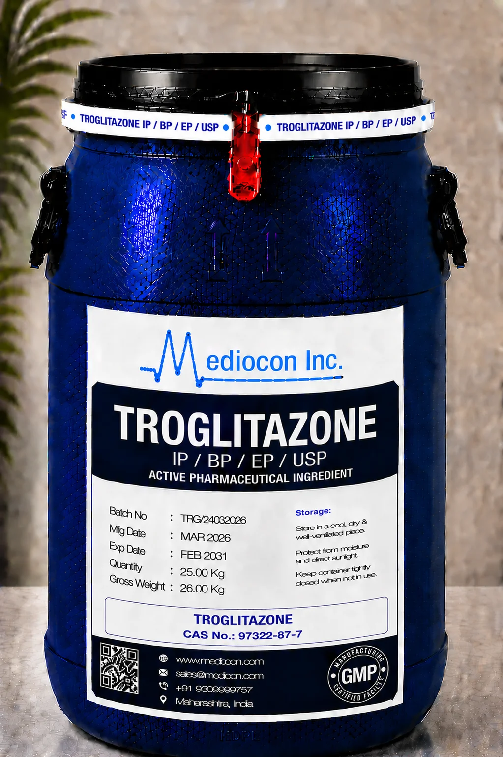 Troglitazone API