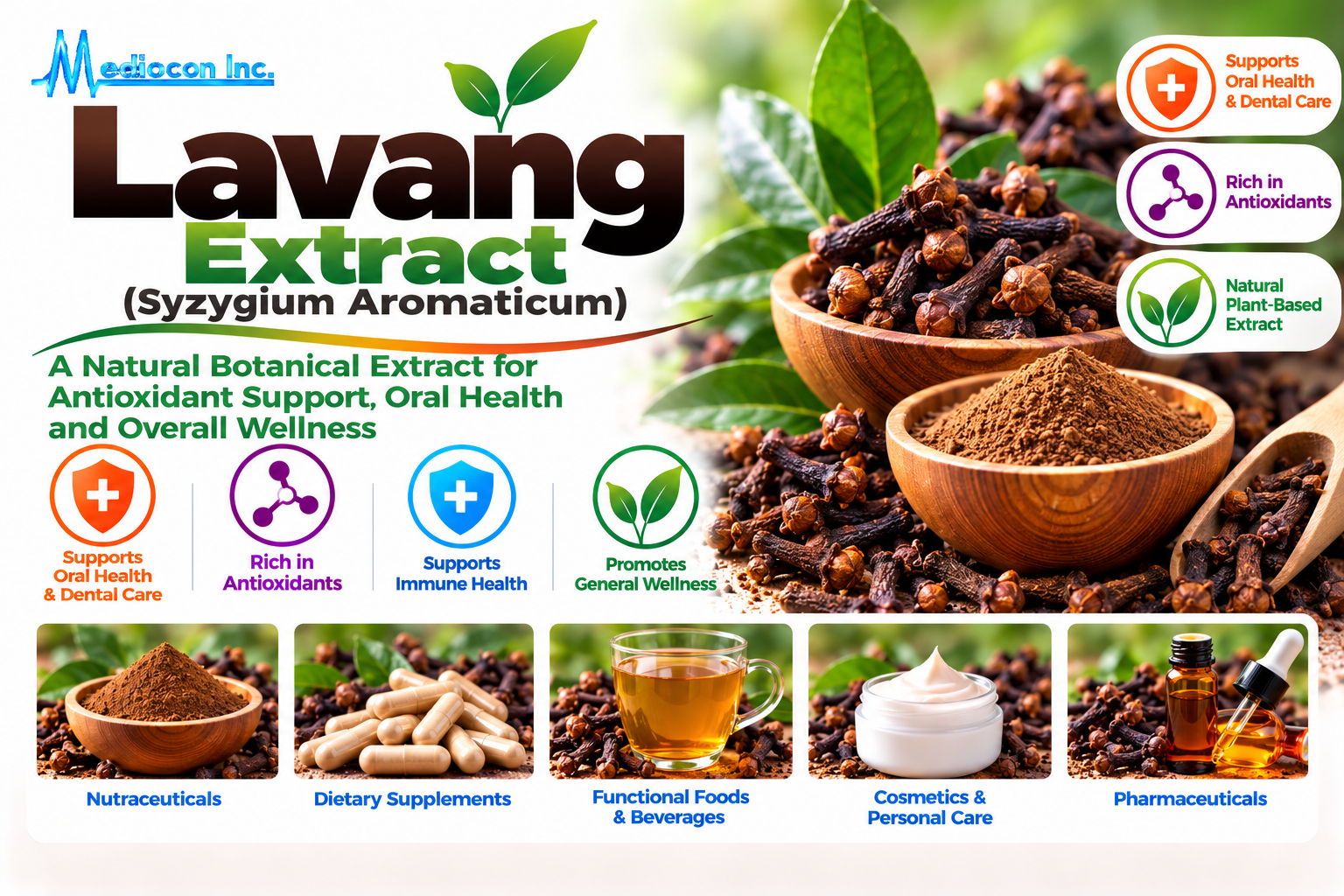 Lavang Extract (Syzygium Aromaticum) Manufacturer in India | Mediocon INC. — Mediocon Inc