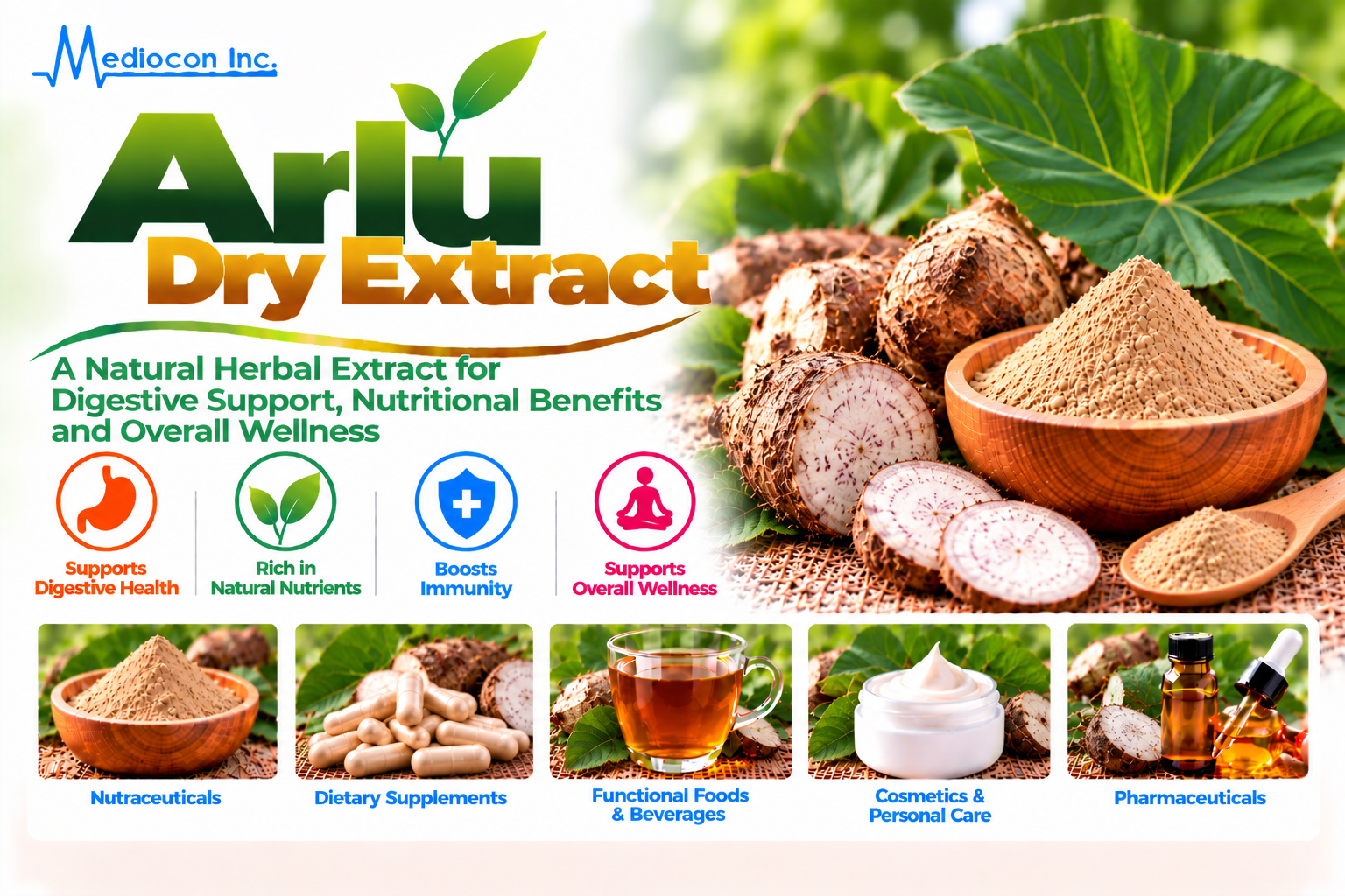 Arlu Dry Extract (Ailanthus excelsa) Manufacturer in India — Mediocon Inc