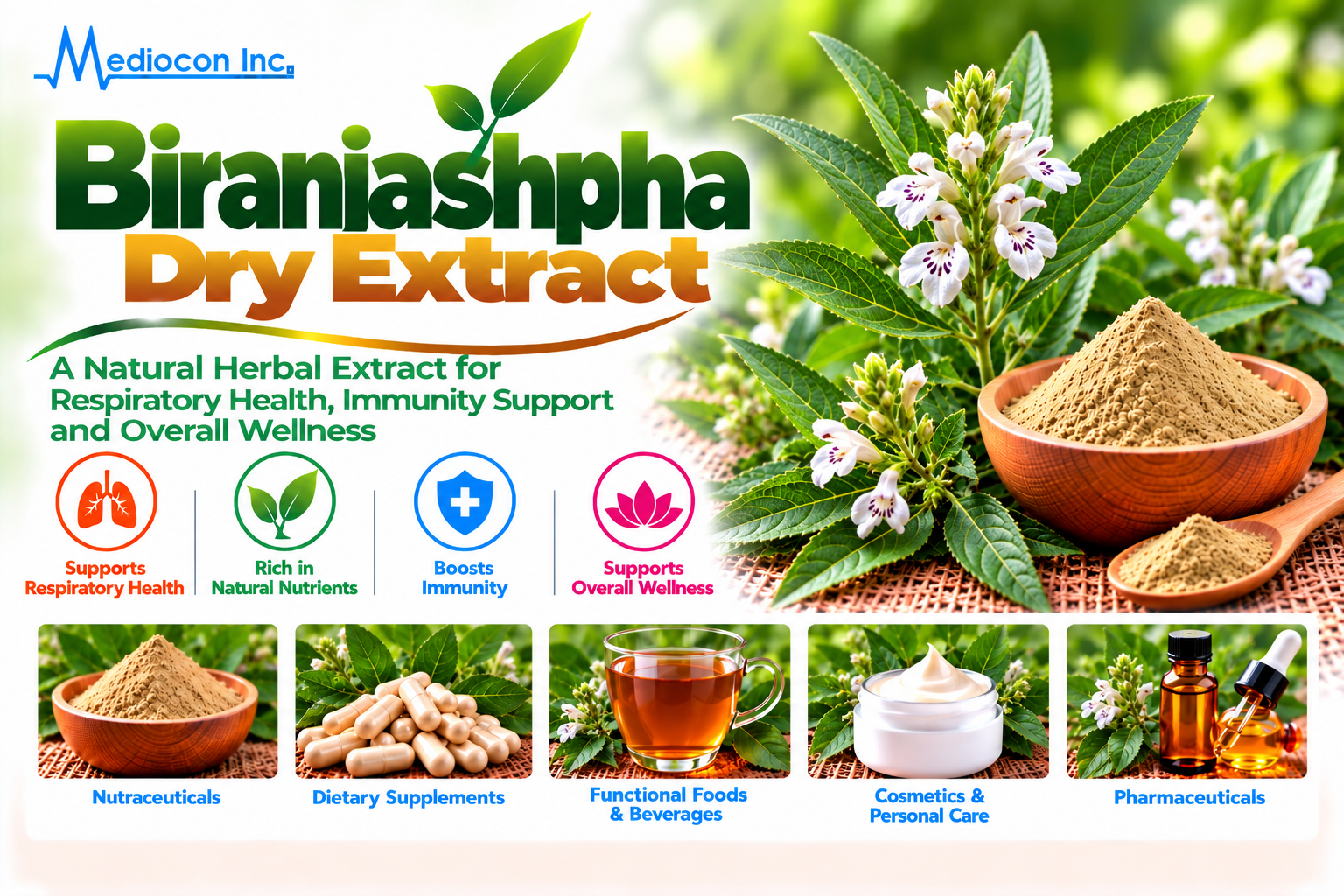 Biranjashpha Dry Extract Manufacturer in India | Mediocon Inc. — Mediocon Inc